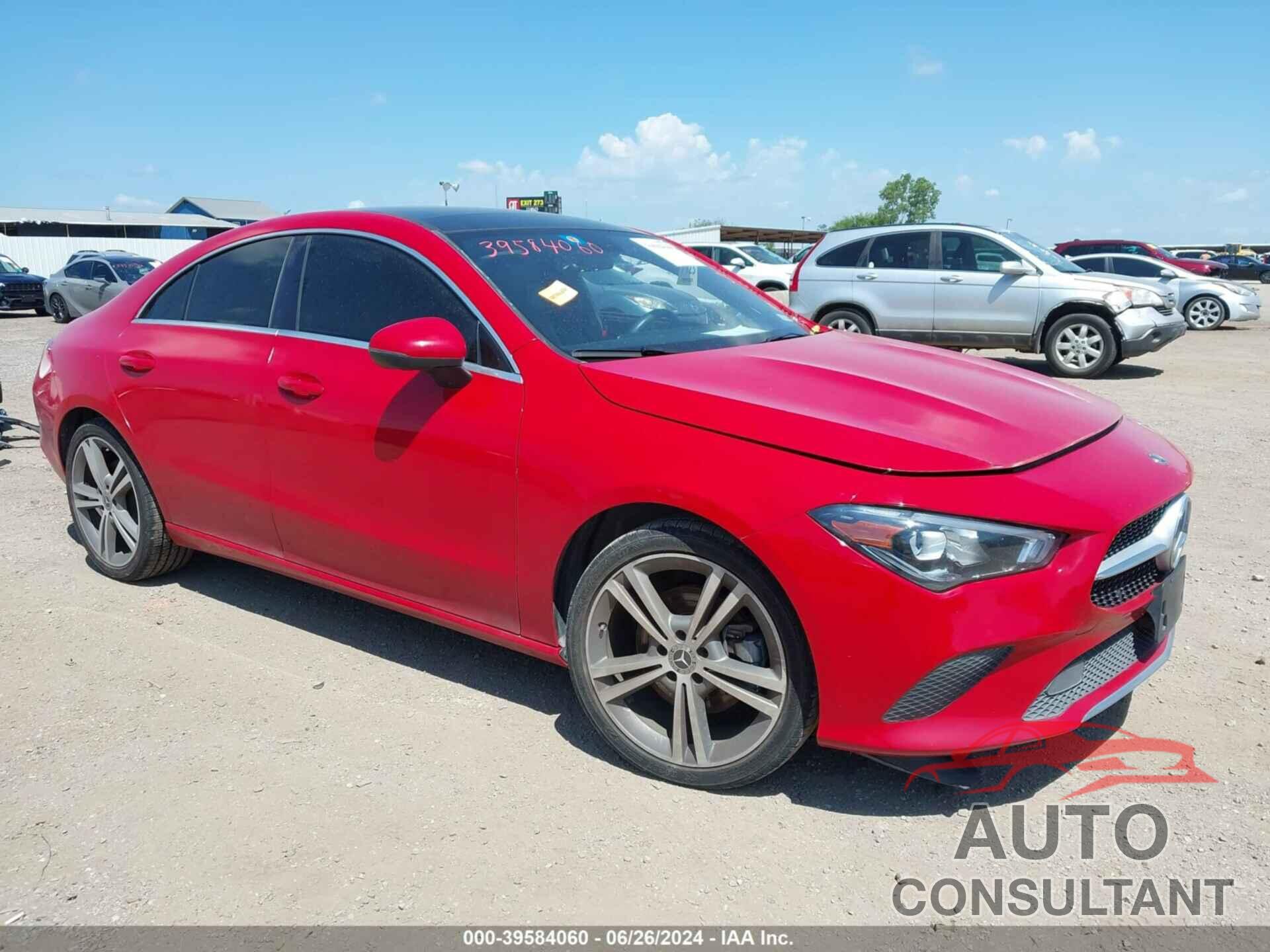 MERCEDES-BENZ CLA 250 2020 - WDD5J4GB4LN057509
