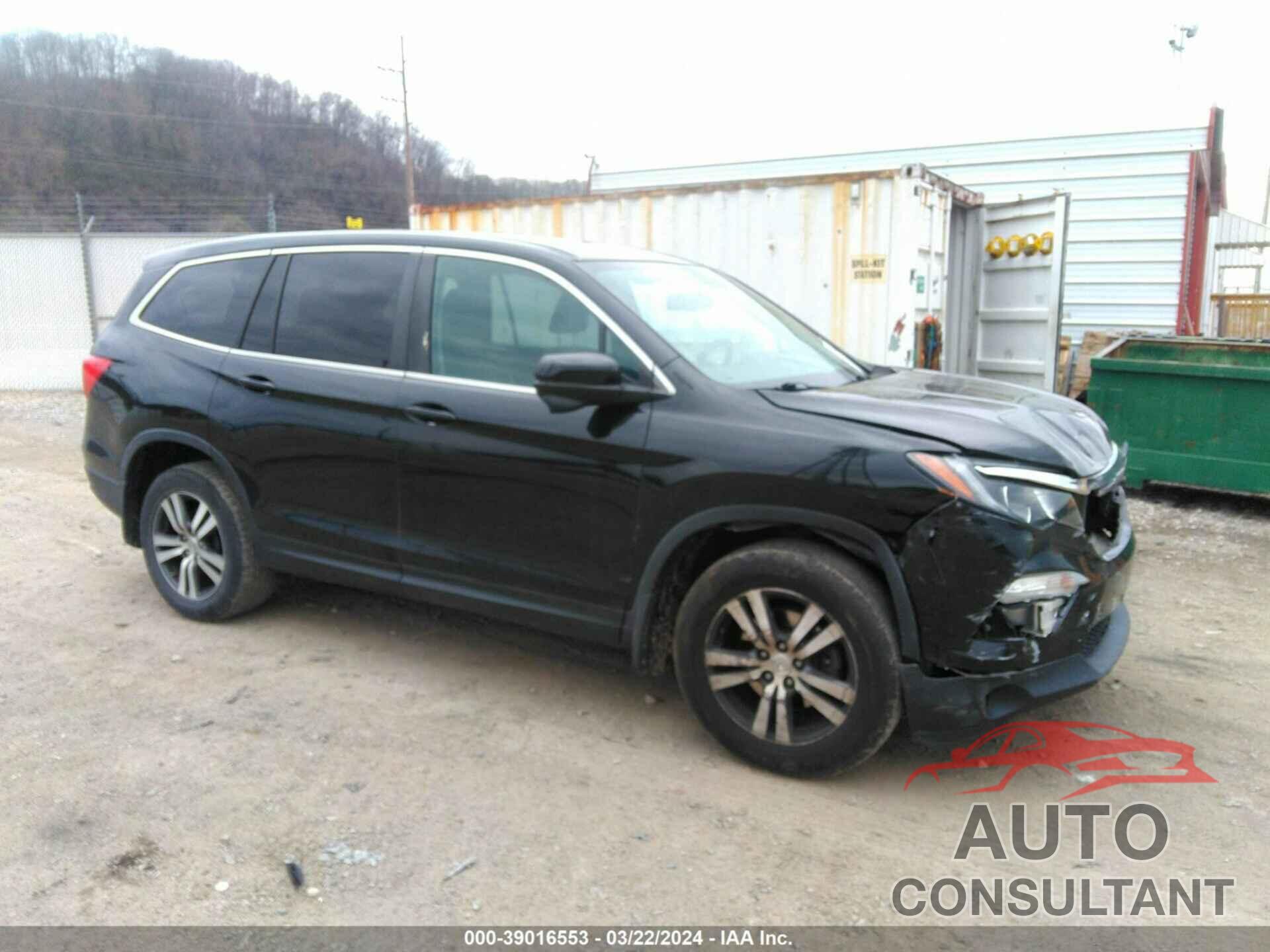 HONDA PILOT 2018 - 5FNYF6H51JB038151