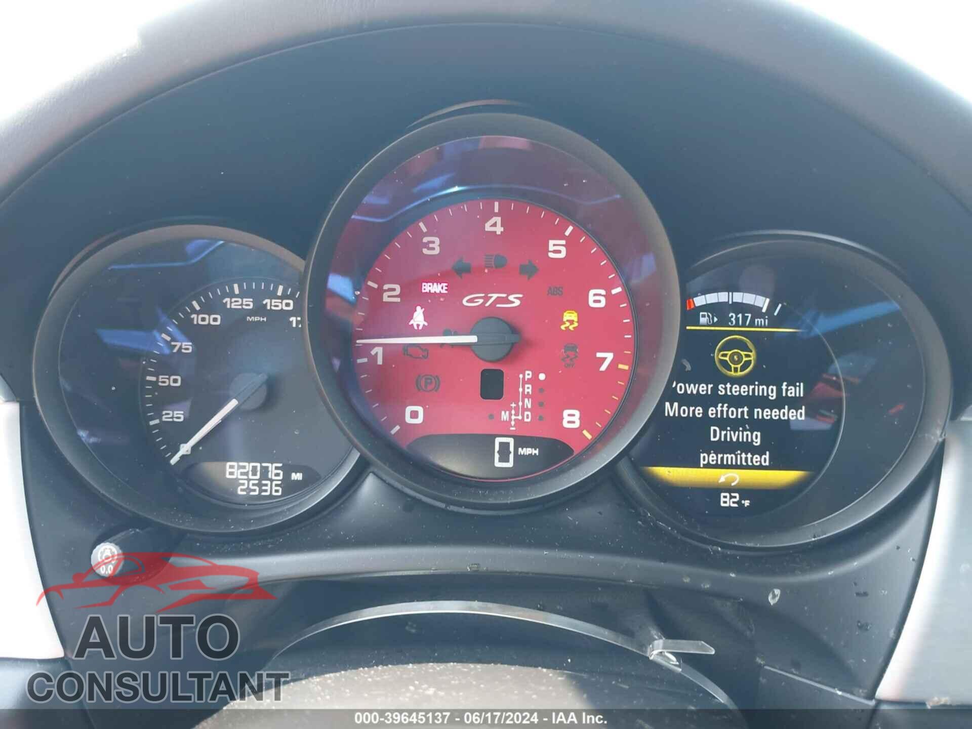 PORSCHE MACAN 2017 - WP1AG2A5XHLB54231