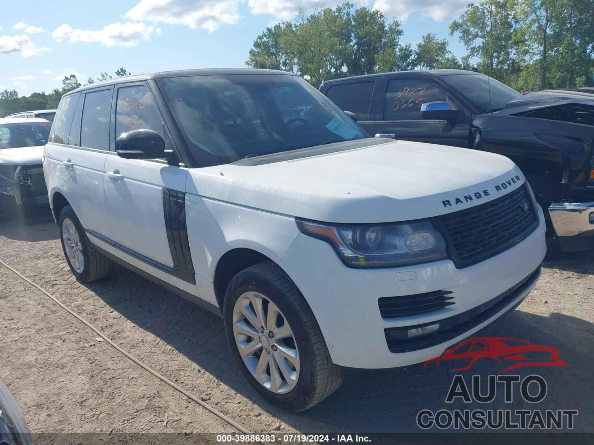 LAND ROVER RANGE ROVER 2016 - SALGS2VF5GA257802