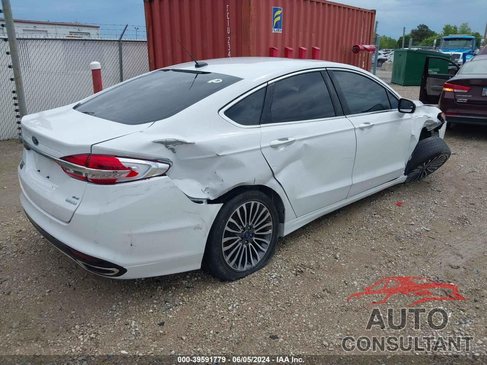 FORD FUSION 2017 - 3FA6P0H99HR407423