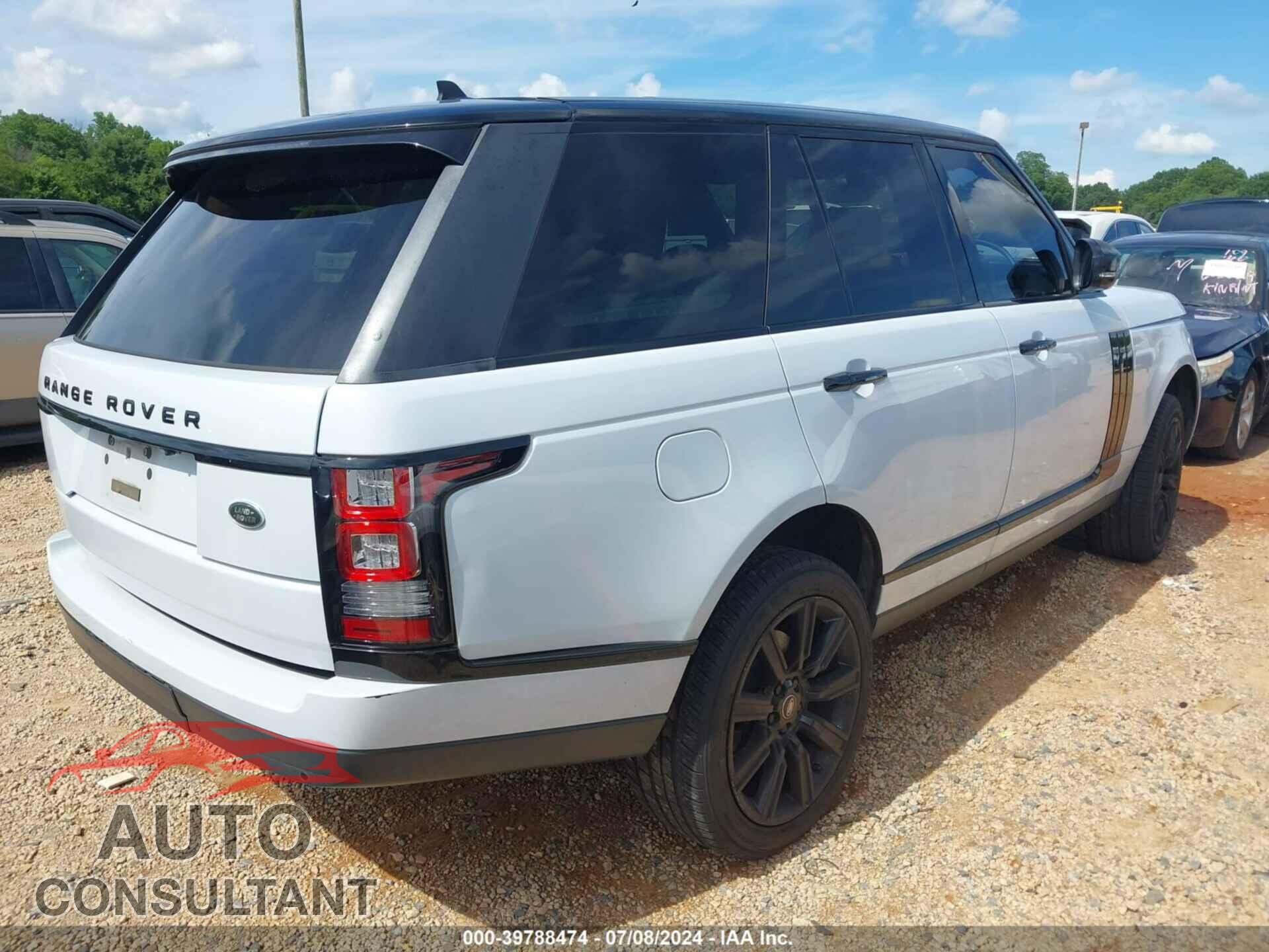 LAND ROVER RANGE ROVER 2016 - SALGS2KFXGA255449