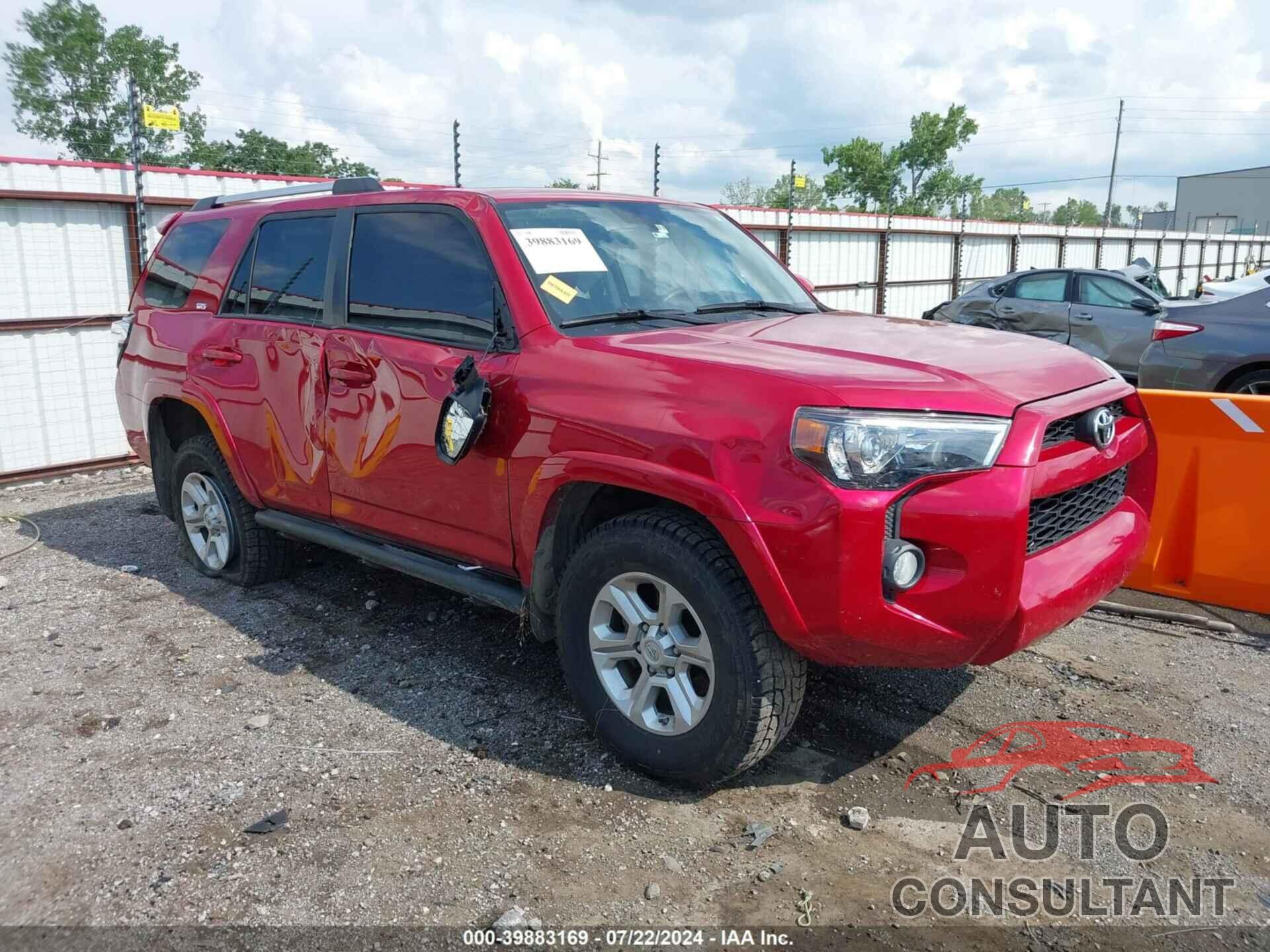 TOYOTA 4RUNNER 2019 - JTEBU5JRXK5666565