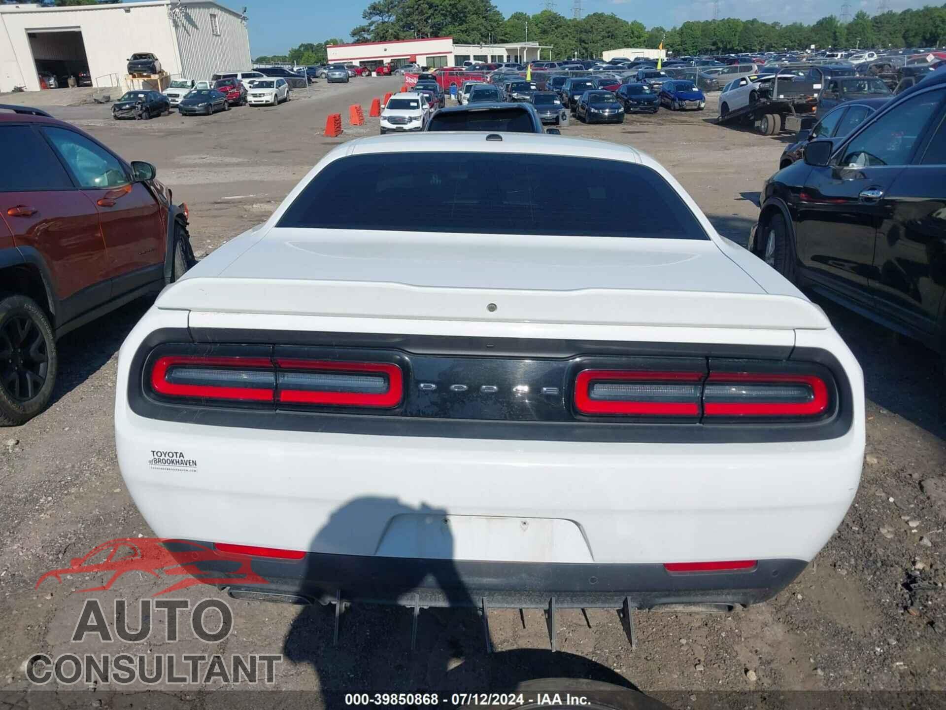 DODGE CHALLENGER 2019 - 2C3CDZBT2KH583445