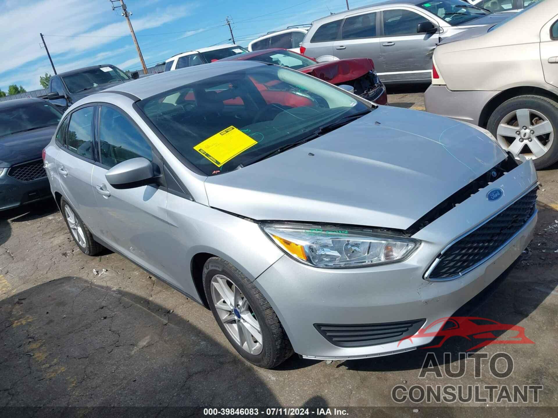 FORD FOCUS 2018 - 1FADP3F22JL316321