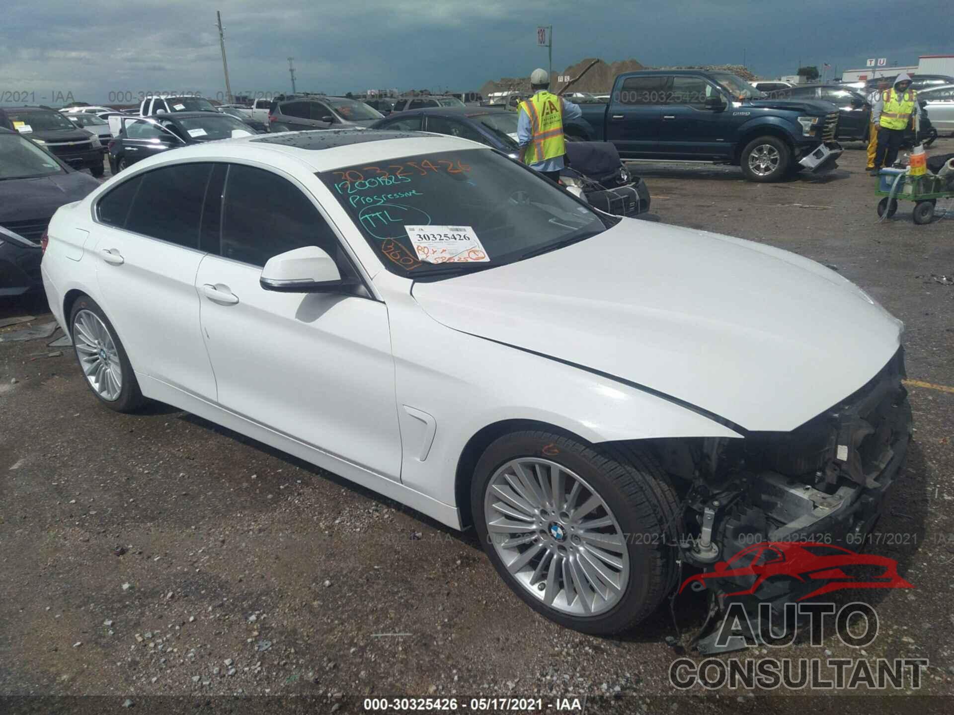 BMW 4 SERIES 2016 - WBA4A9C52GG505479