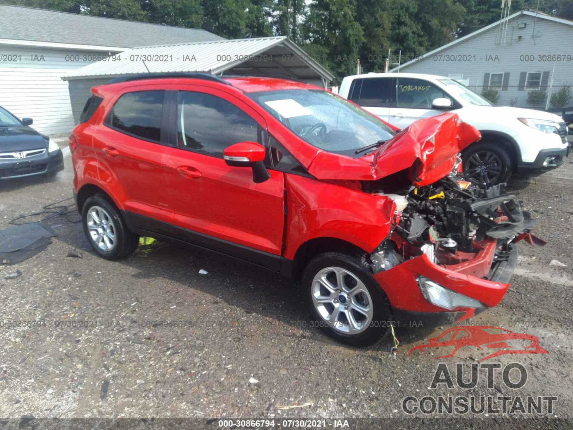 FORD ECOSPORT 2020 - MAJ6S3GL3LC343657