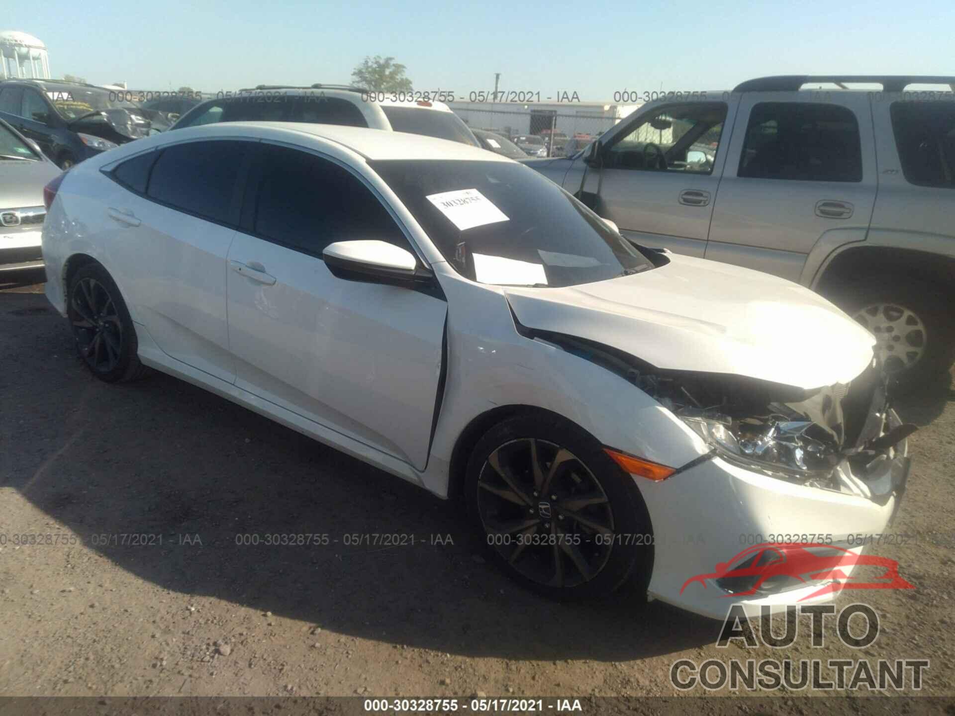 HONDA CIVIC SEDAN 2019 - 2HGFC2F88KH602185