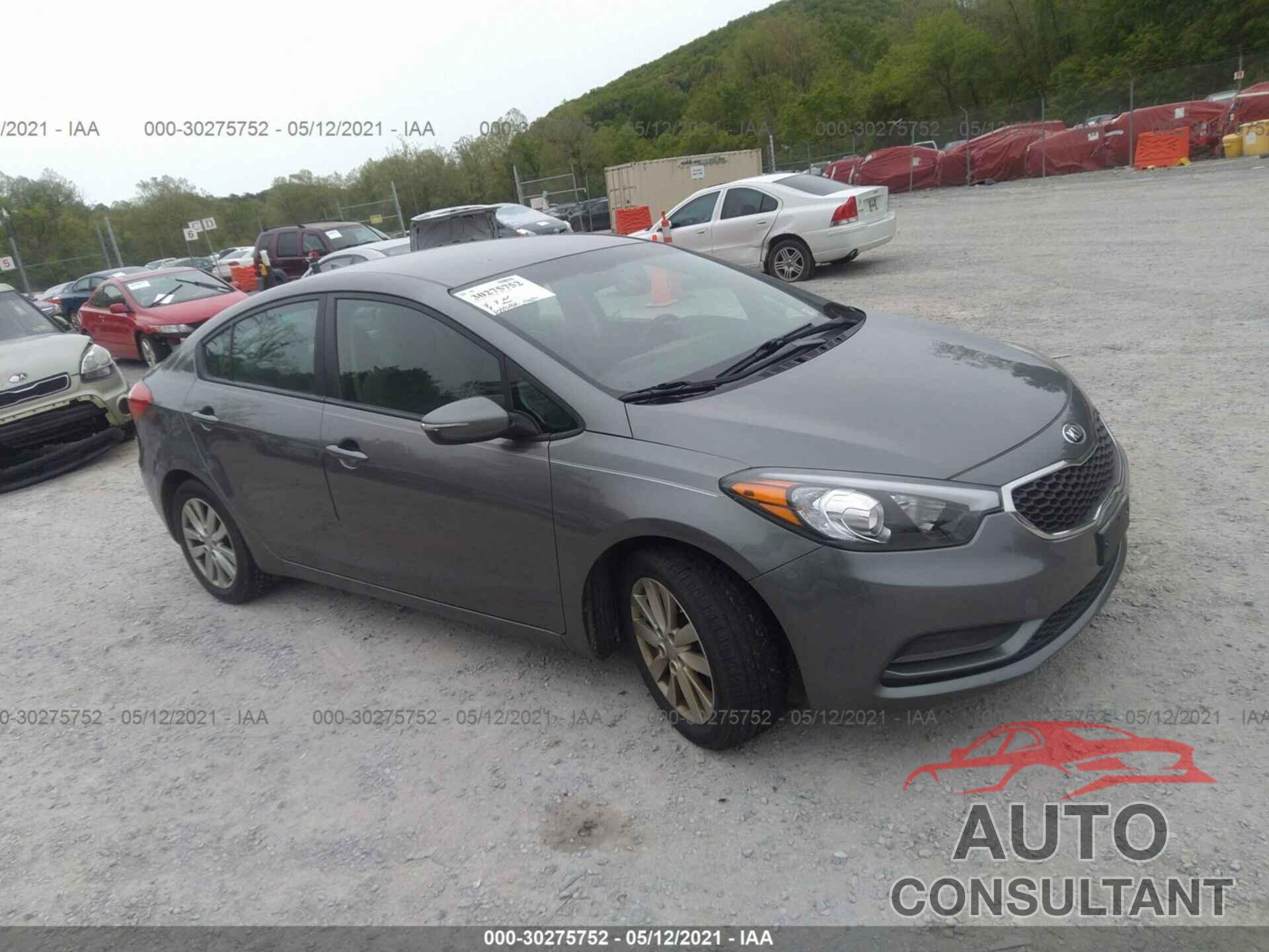 KIA FORTE 2016 - KNAFX4A67G5437889