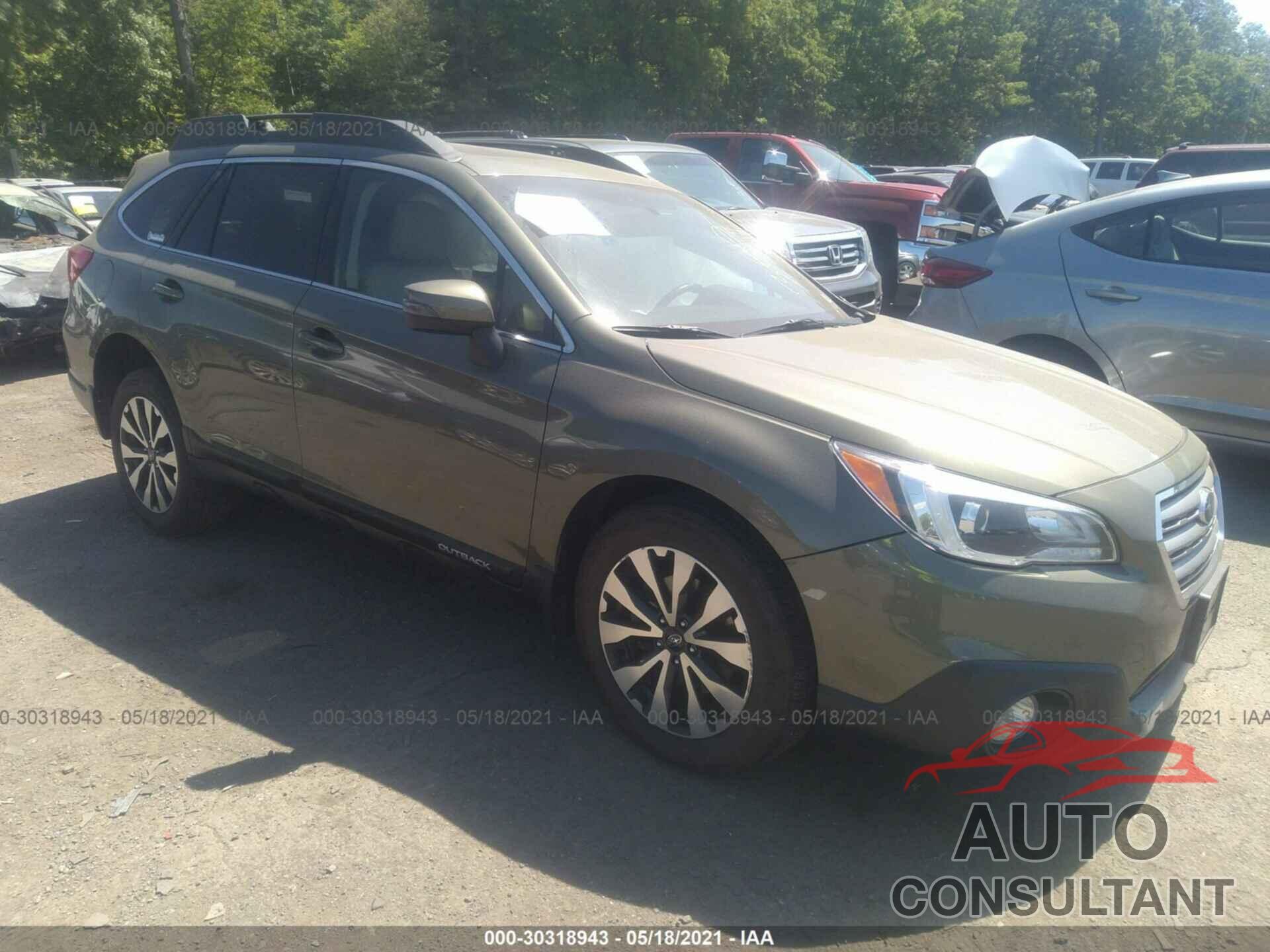 SUBARU OUTBACK 2016 - 4S4BSALC5G3205624