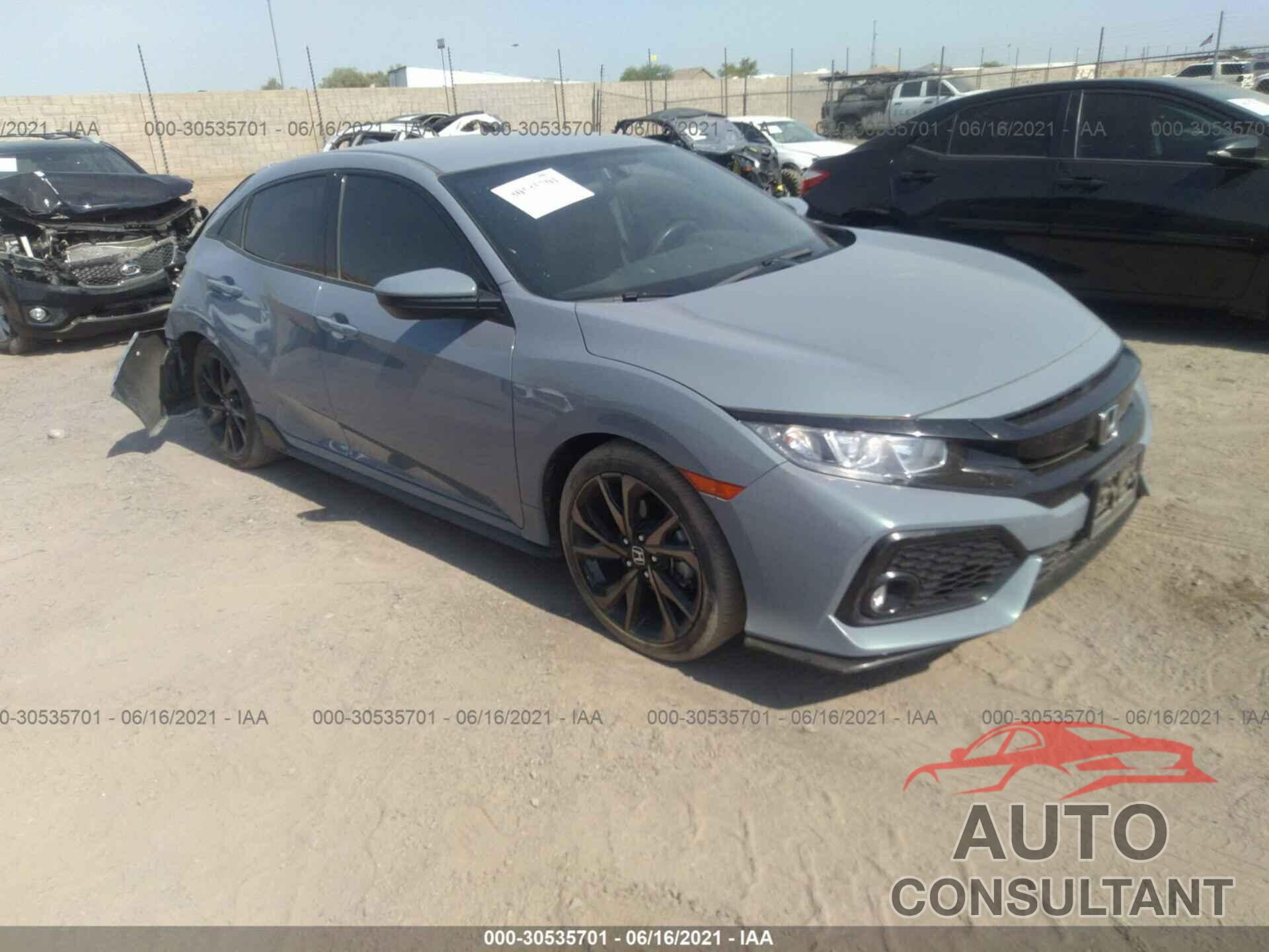 HONDA CIVIC HATCHBACK 2018 - SHHFK7H43JU430742