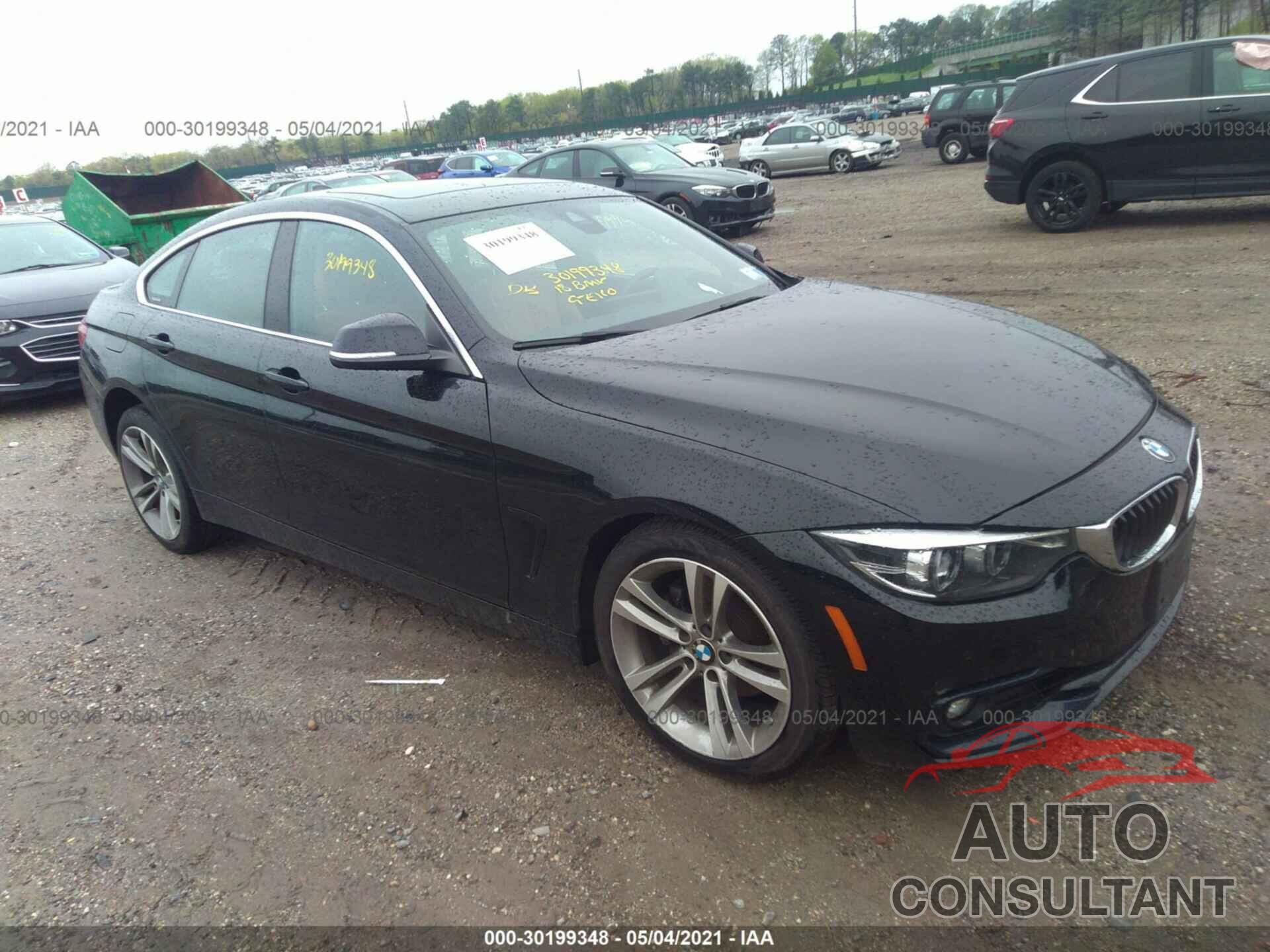 BMW 4 SERIES 2018 - WBA4J3C54JBG95113