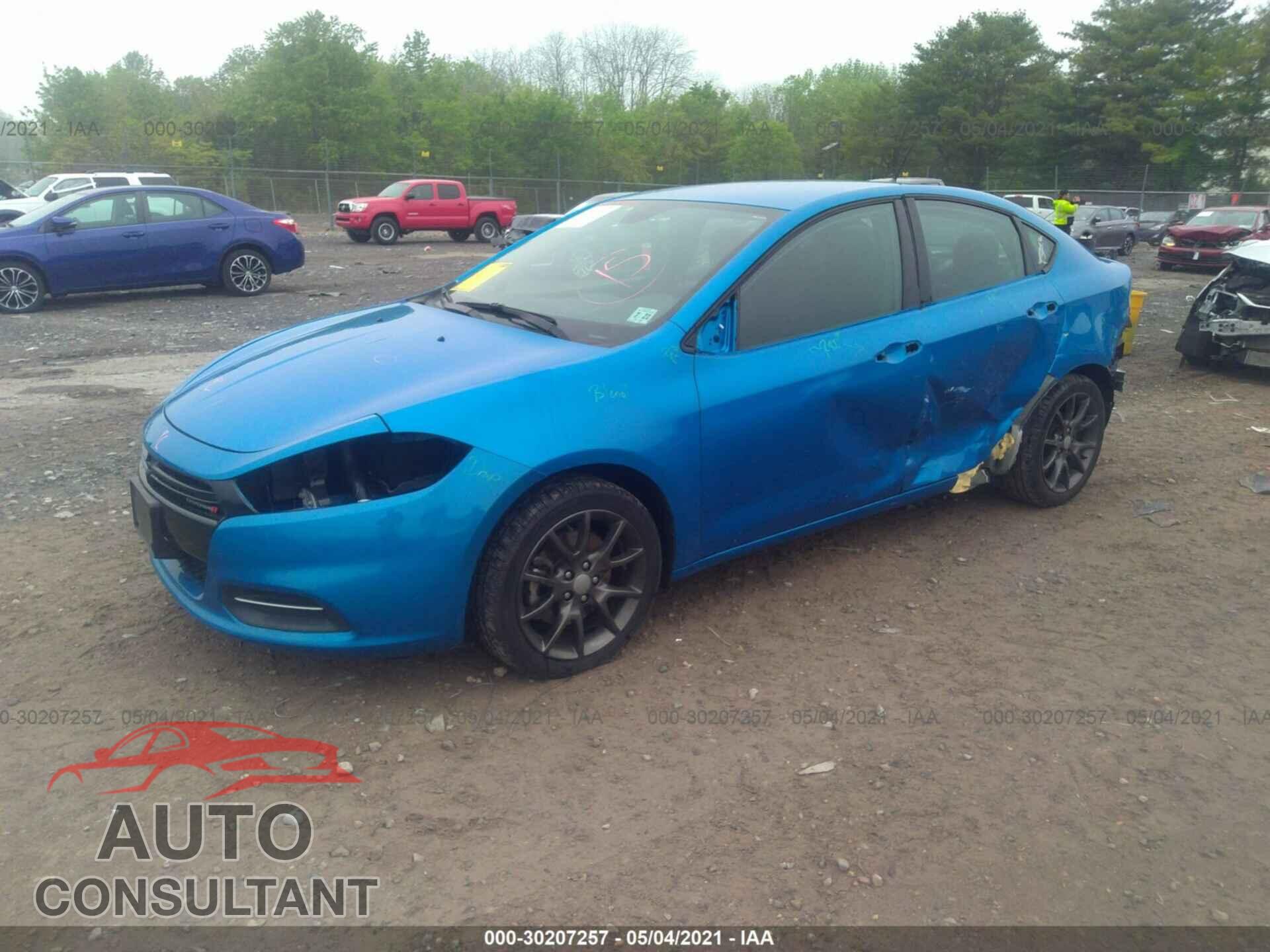 DODGE DART 2016 - 1C3CDFAA5GD749993