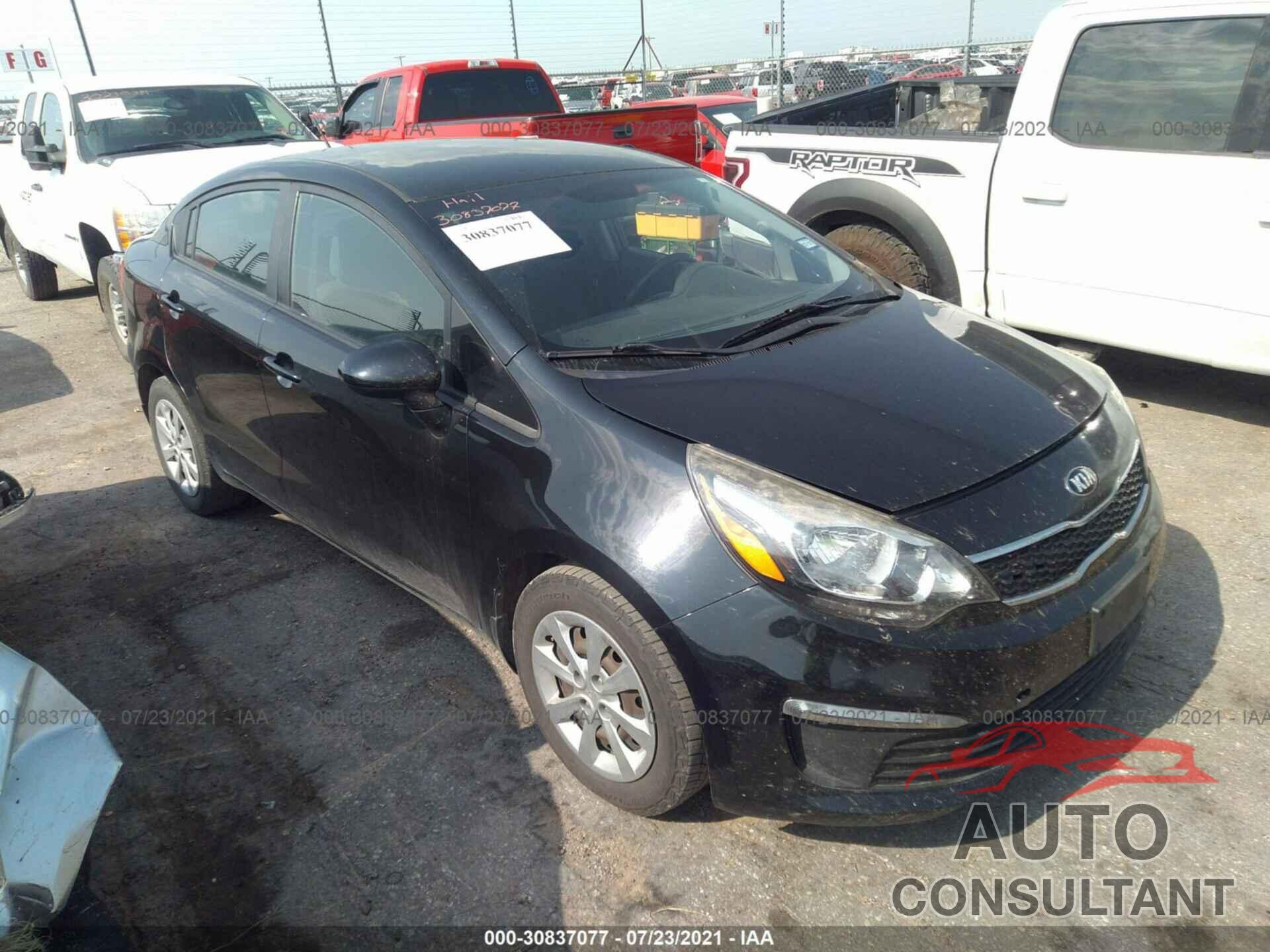 KIA RIO 2016 - KNADN4A38G6627617