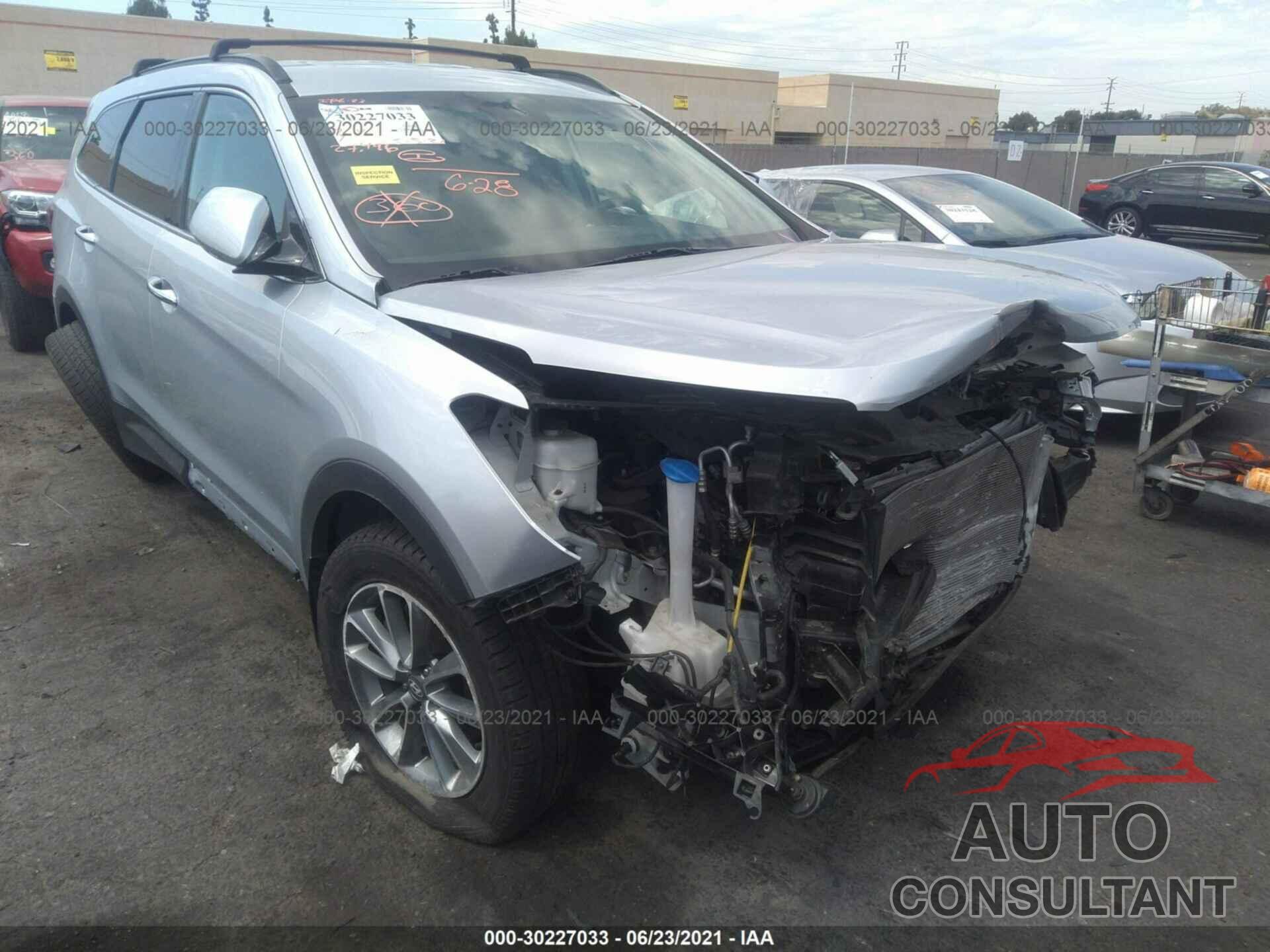 HYUNDAI SANTA FE 2017 - KM8SM4HF6HU254258