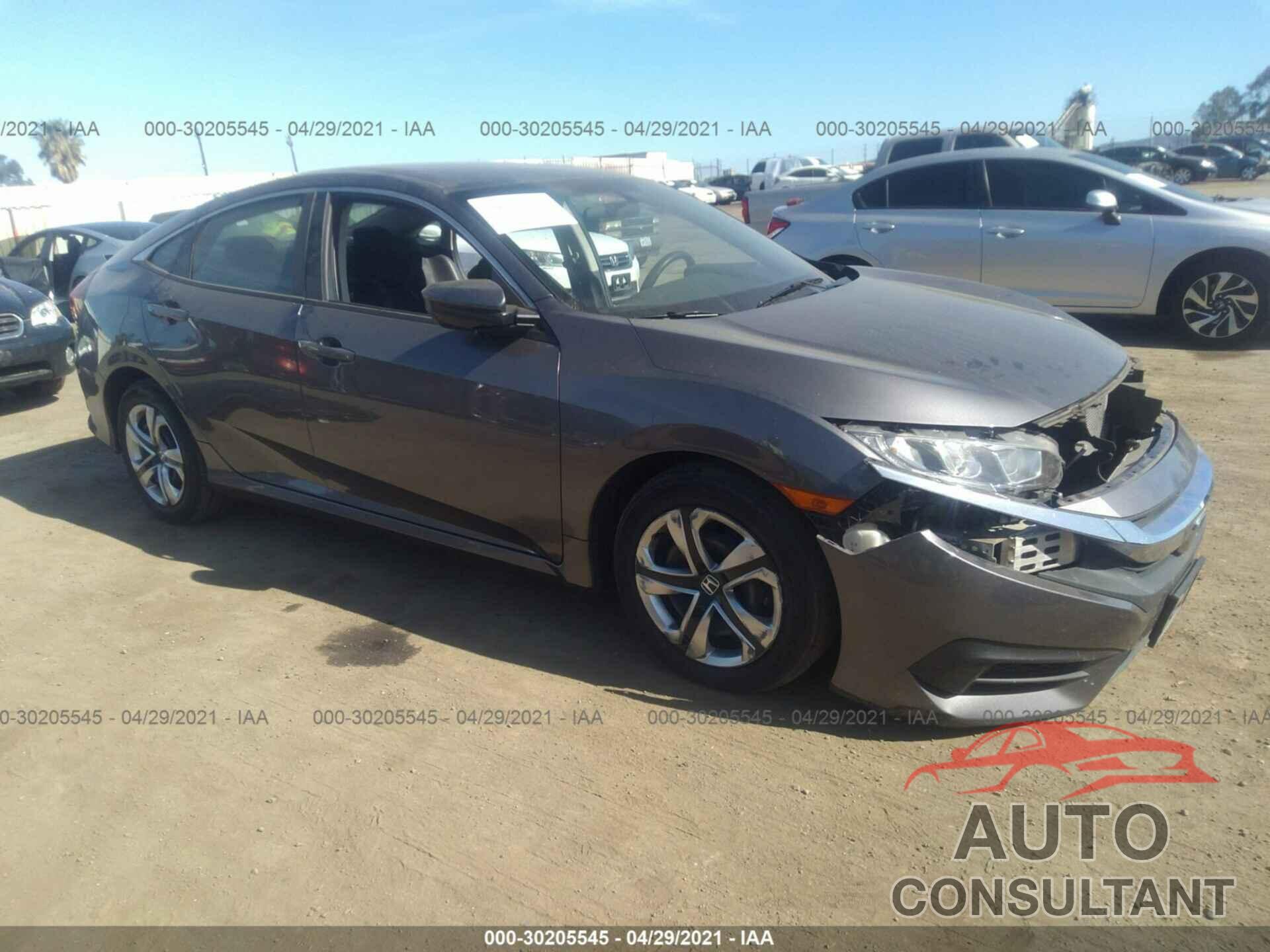 HONDA CIVIC SEDAN 2016 - 19XFC2F52GE250793