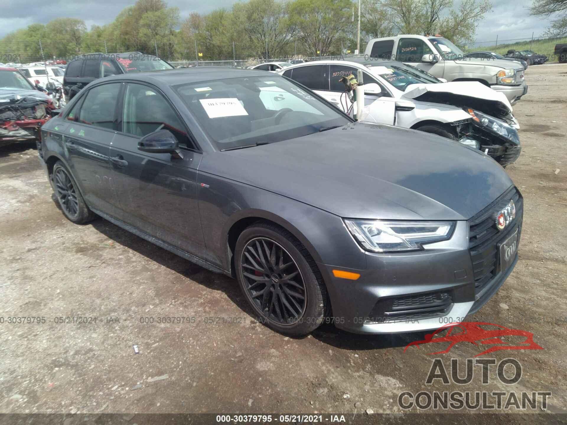 AUDI A4 2018 - WAUENAF46JA026263