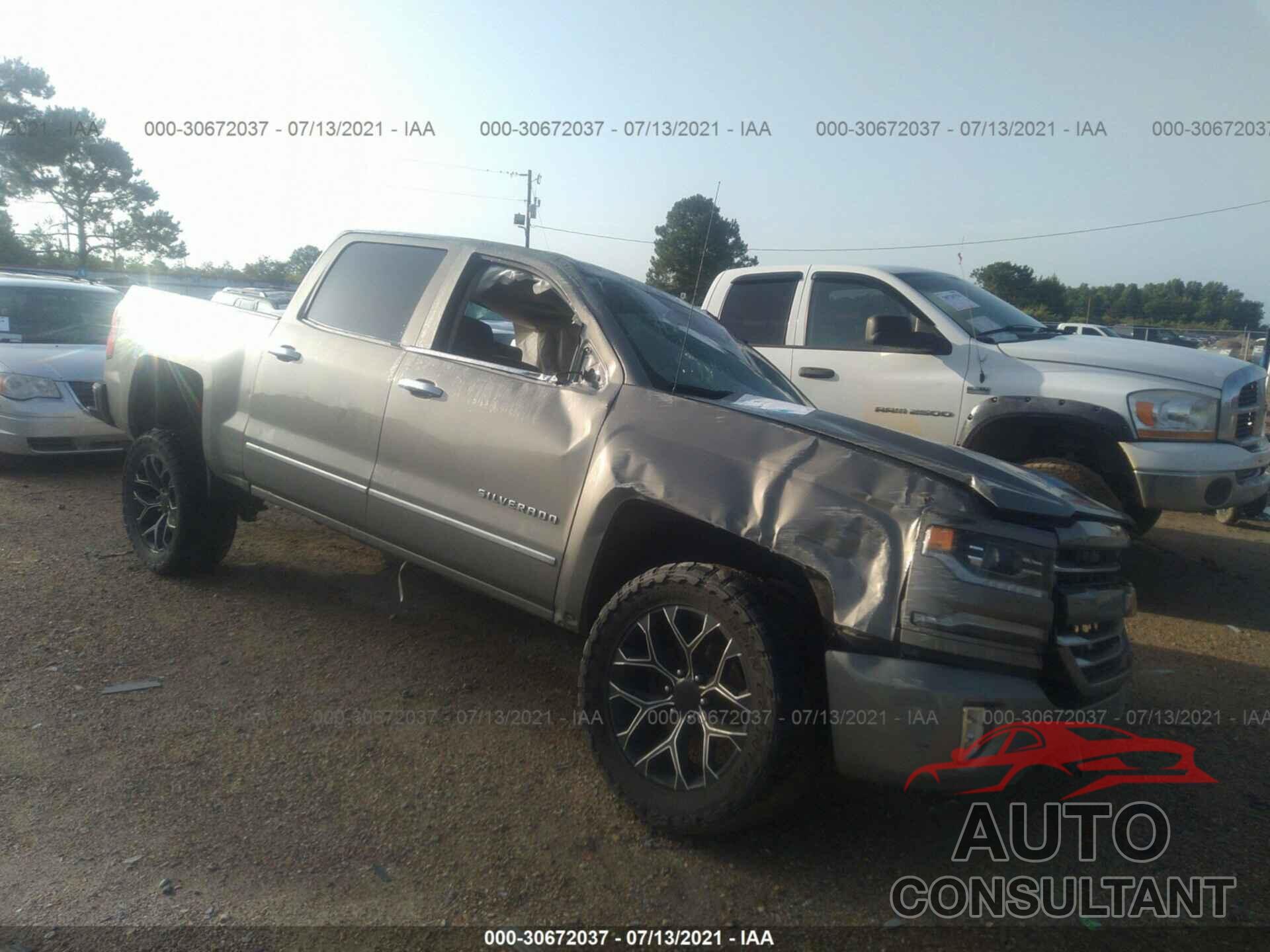 CHEVROLET SILVERADO 1500 2017 - 3GCUKSEC7HG203601
