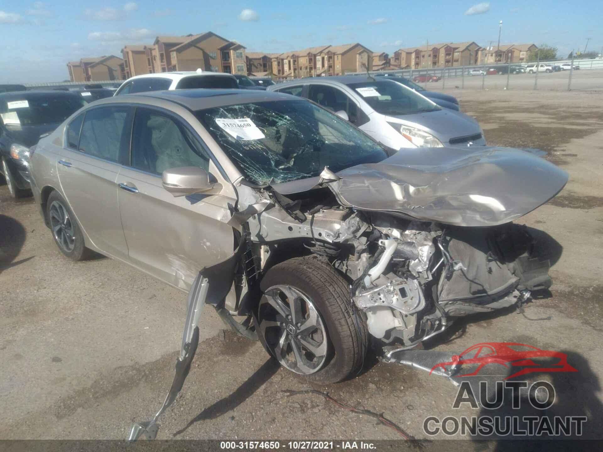 HONDA ACCORD SEDAN 2016 - 1HGCR2F76GA124475