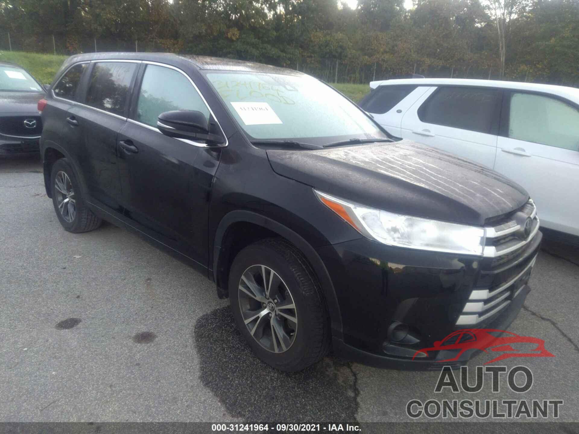 TOYOTA HIGHLANDER 2017 - 5TDBZRFH9HS444910