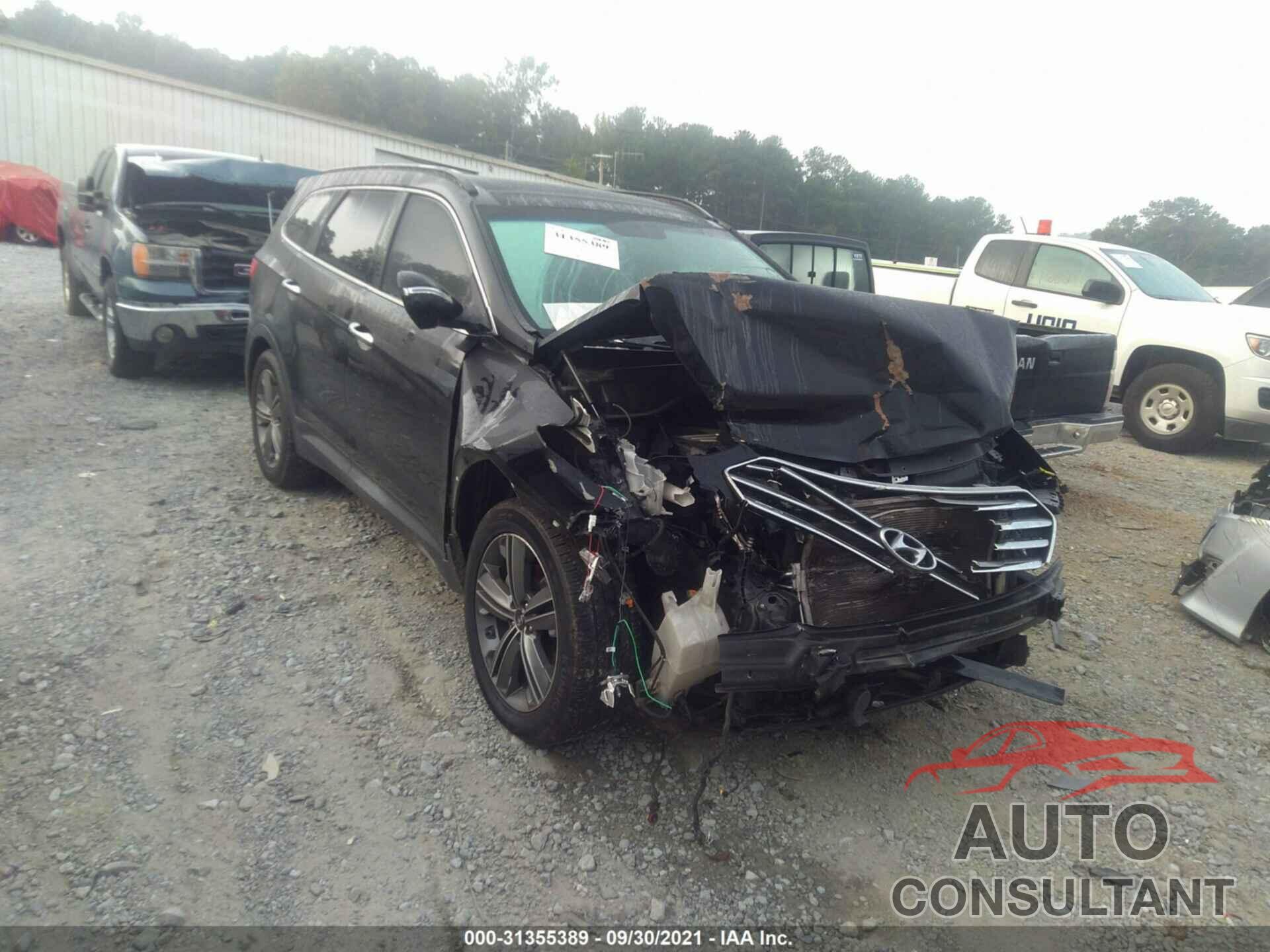 HYUNDAI SANTA FE 2016 - KM8SR4HFXGU134432