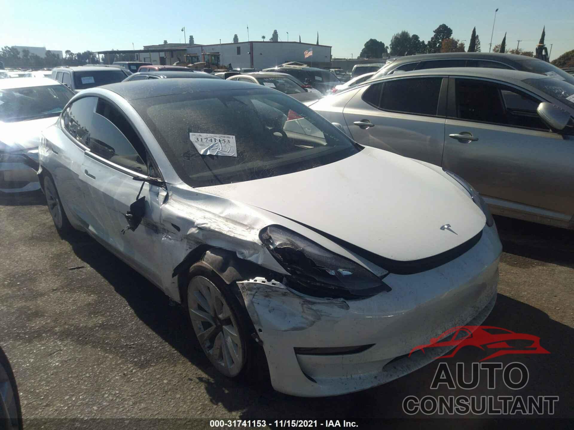 TESLA MODEL 3 2021 - 5YJ3E1EB0MF990525
