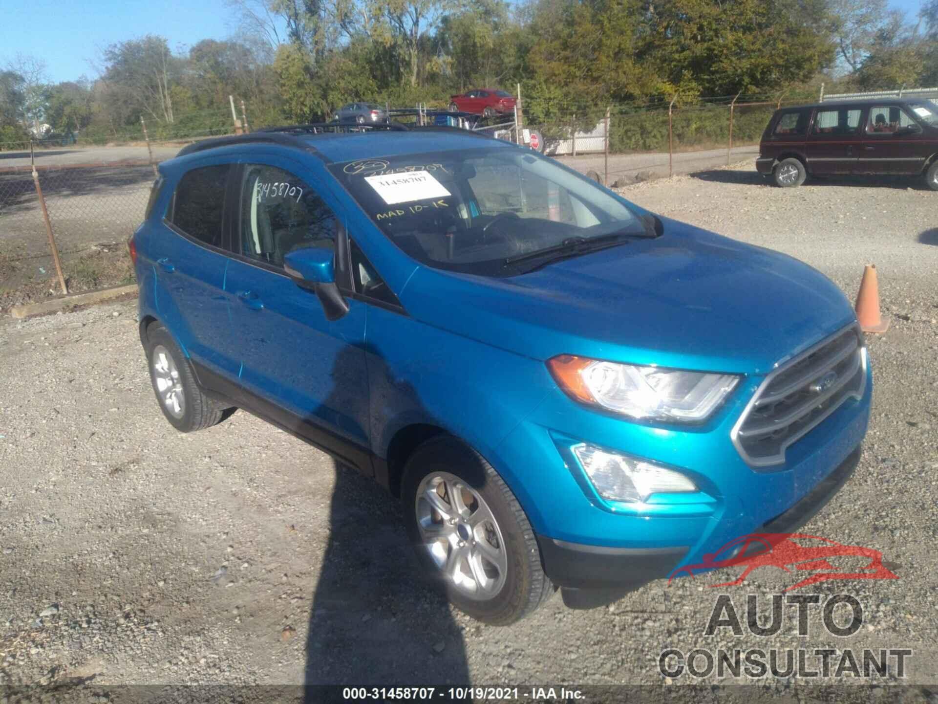 FORD ECOSPORT 2018 - MAJ3P1TE2JC206478