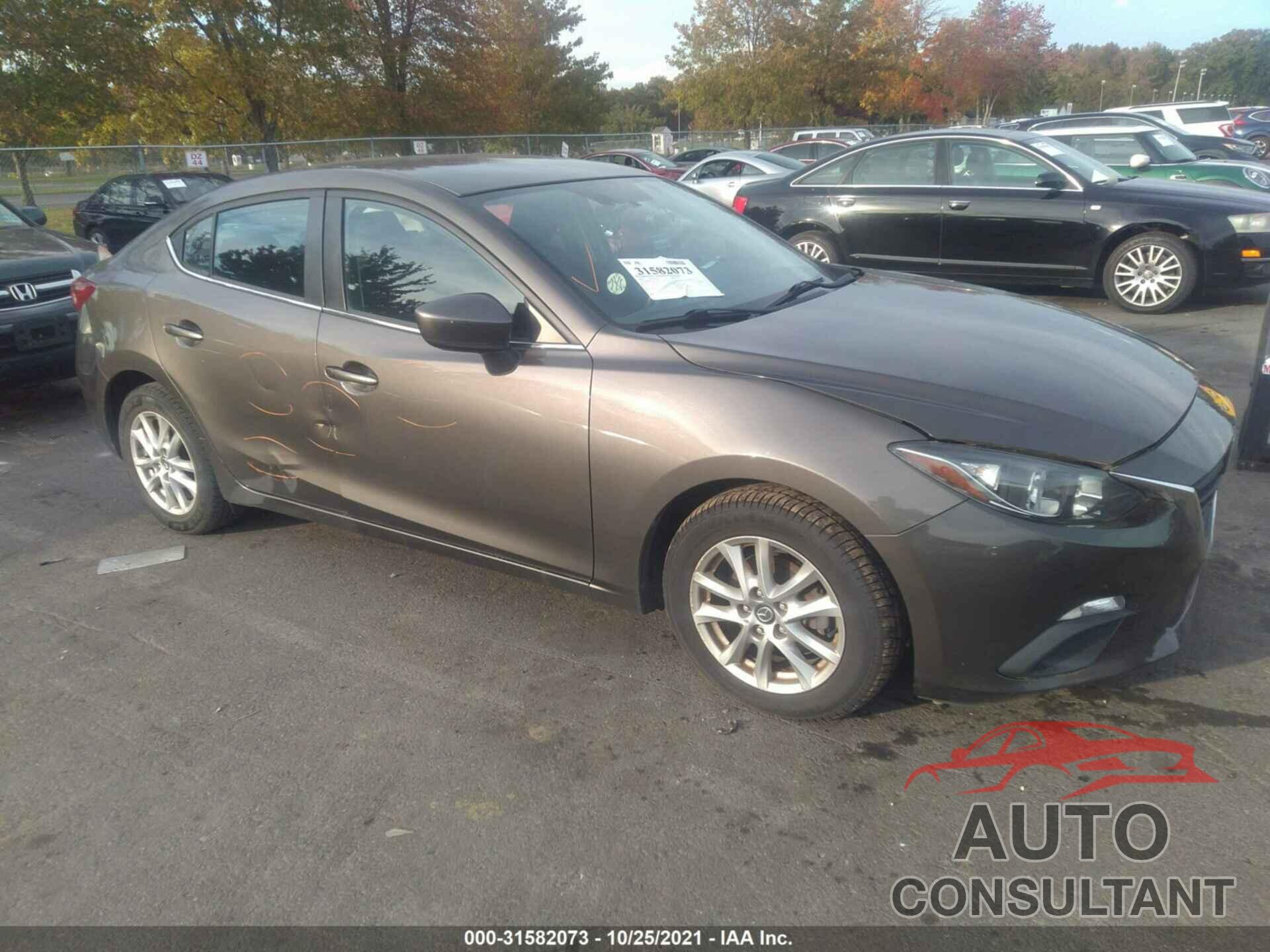 MAZDA MAZDA3 2016 - JM1BM1U75G1347483