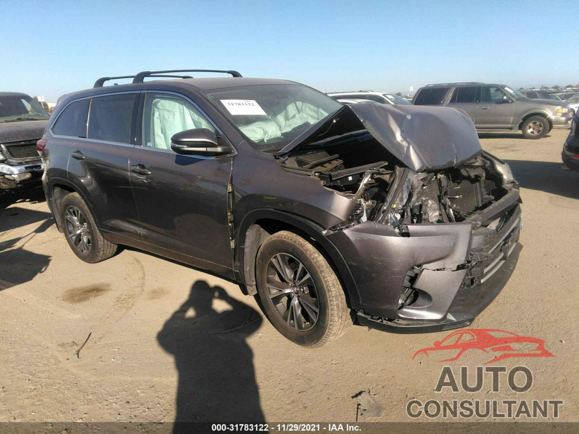 TOYOTA HIGHLANDER 2017 - 5TDBZRFH9HS360005