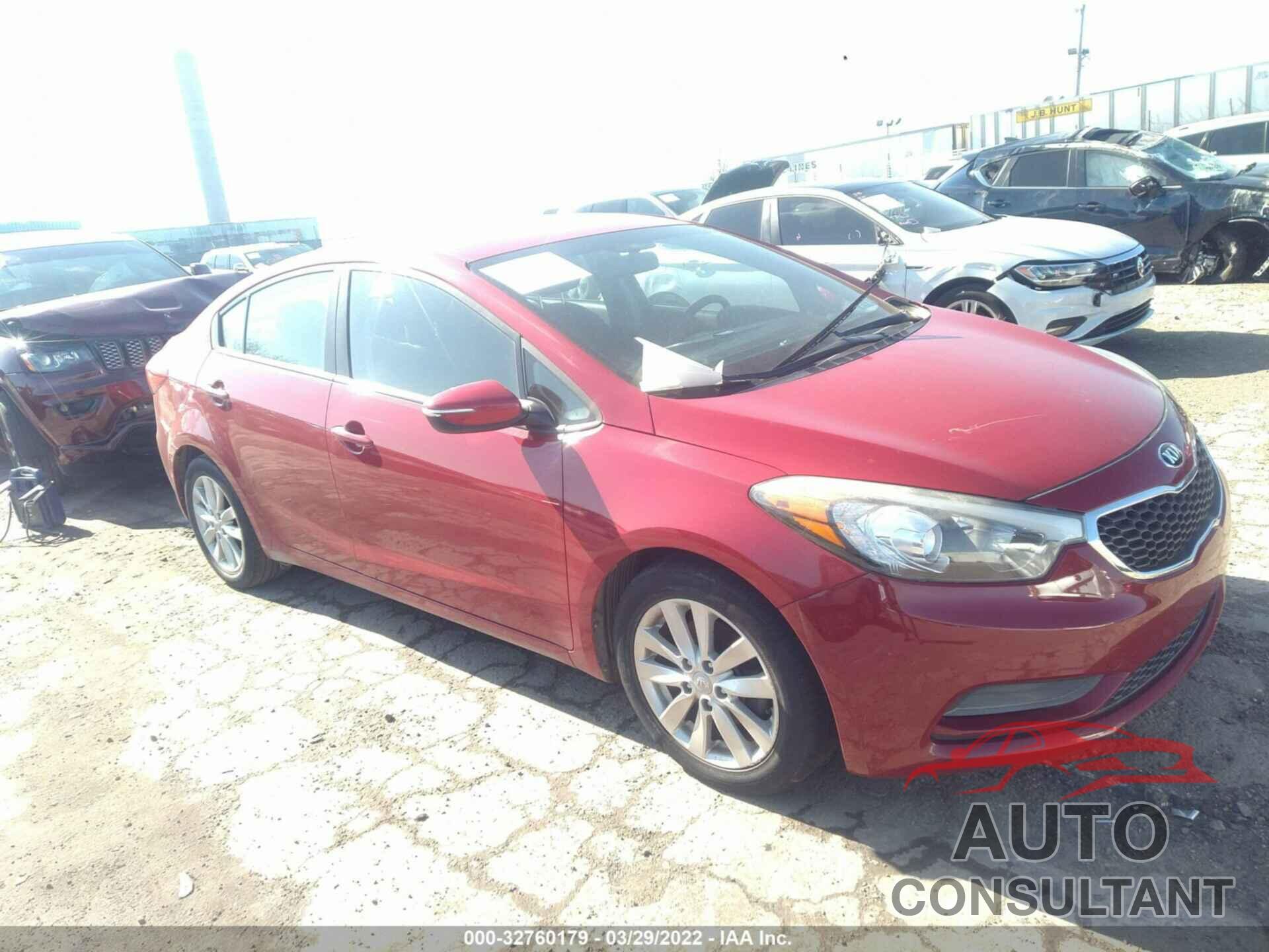 KIA FORTE 2016 - KNAFX4A67G5439142