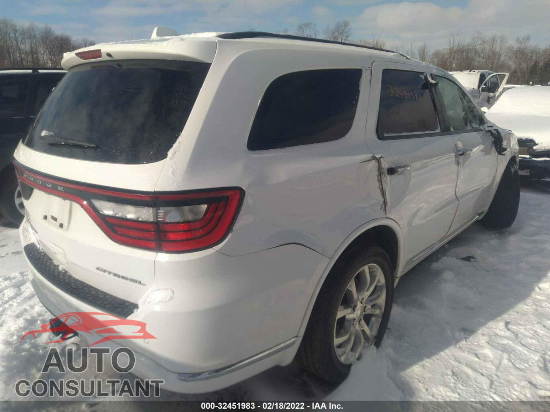 DODGE DURANGO 2017 - 1C4RDJEG8HC643987