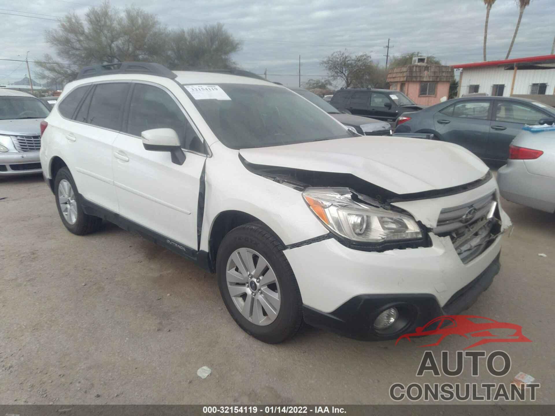 SUBARU OUTBACK 2017 - 4S4BSACCXH3322987