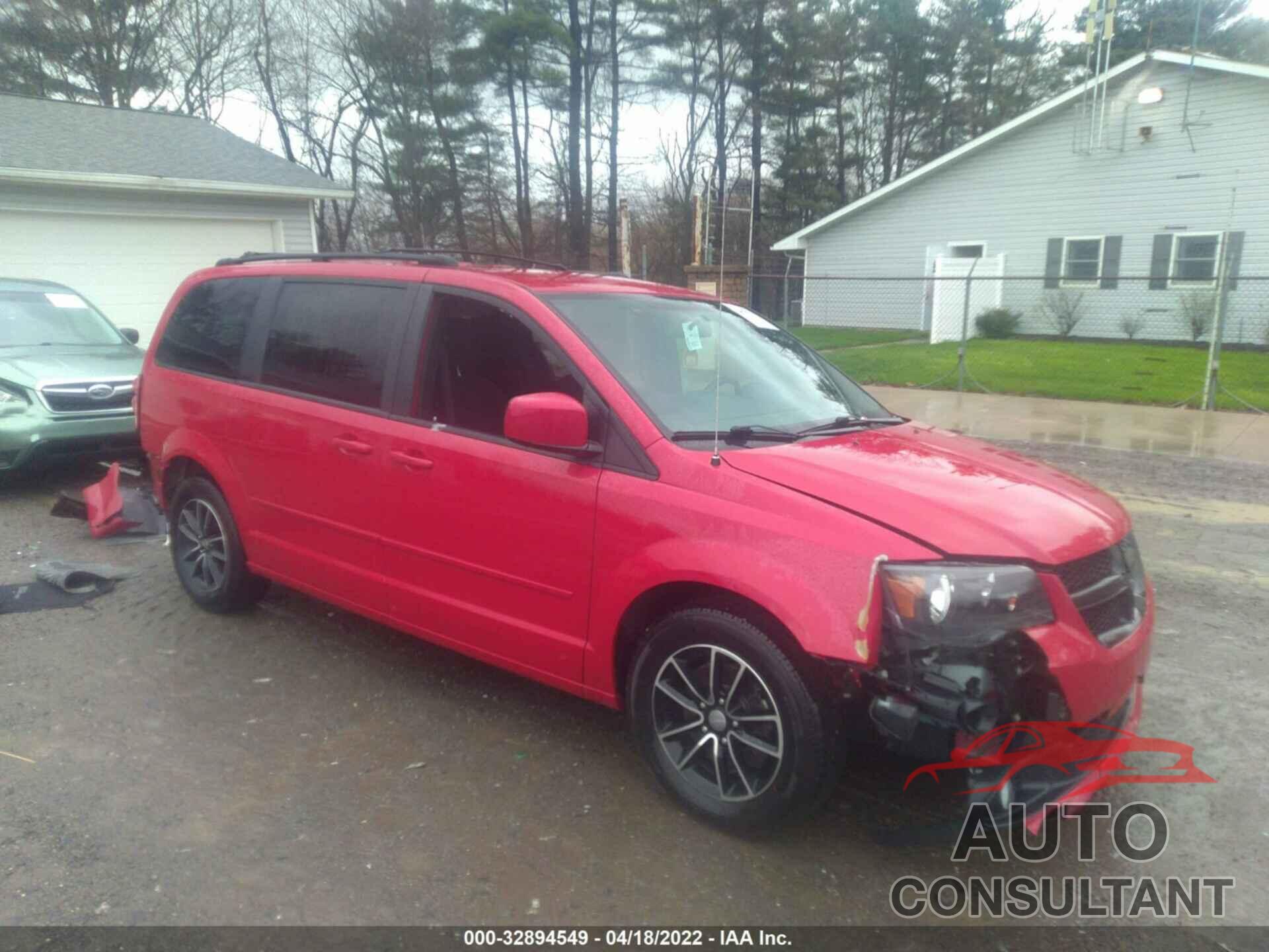 DODGE GRAND CARAVAN 2016 - 2C4RDGCG0GR277213