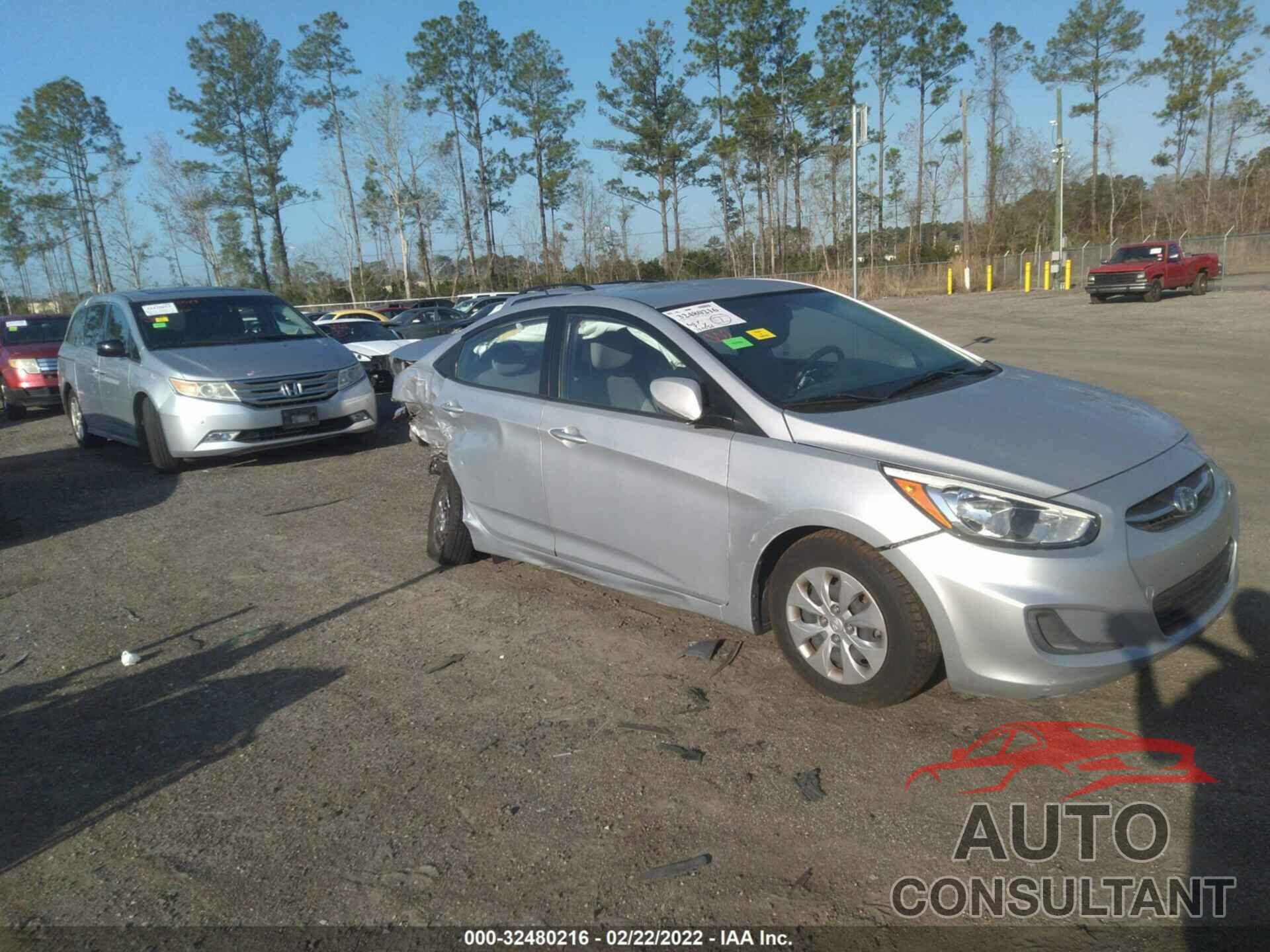 HYUNDAI ACCENT 2016 - KMHCT4AE7GU953065