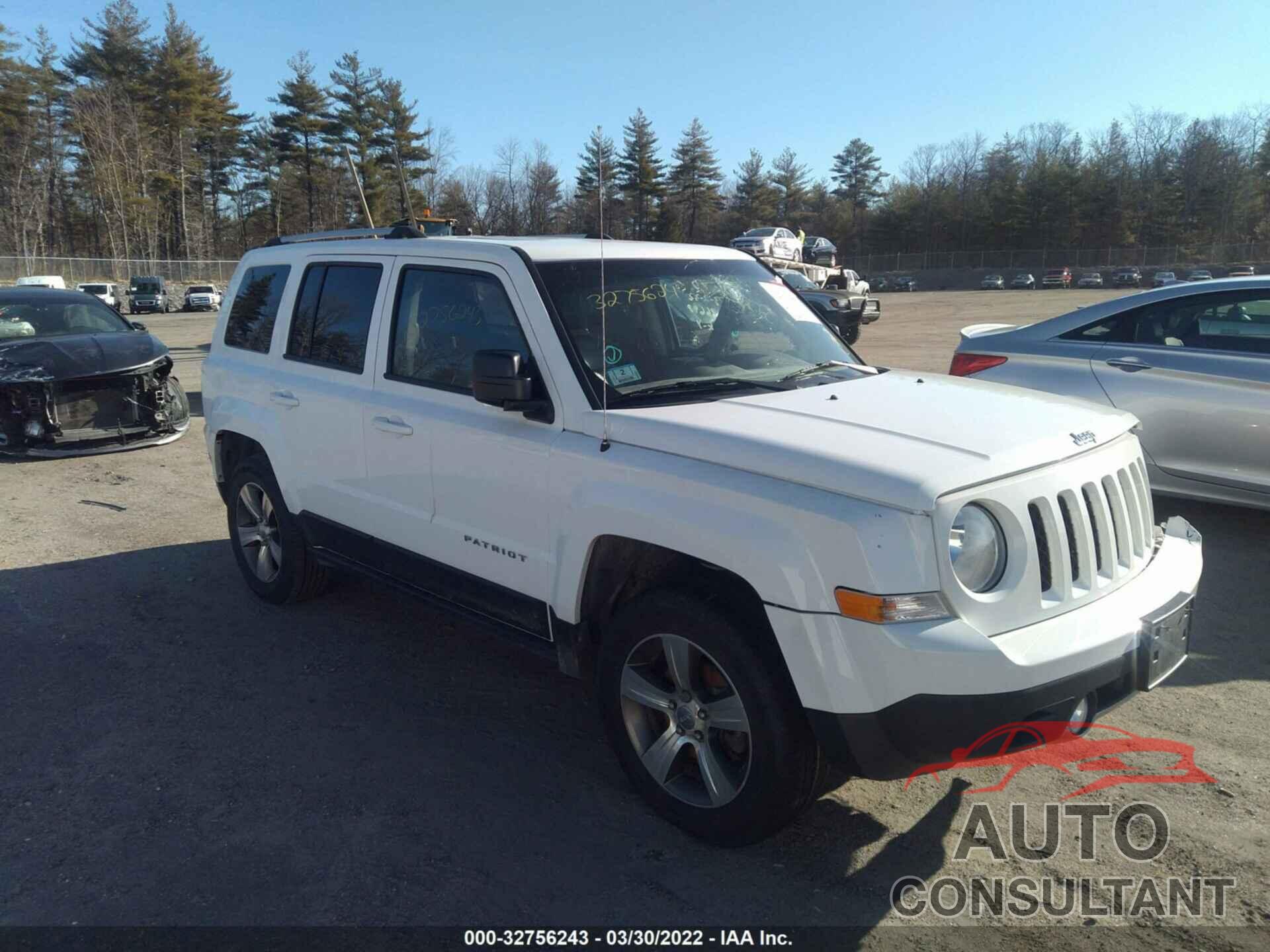 JEEP PATRIOT 2017 - 1C4NJRFB0HD178477