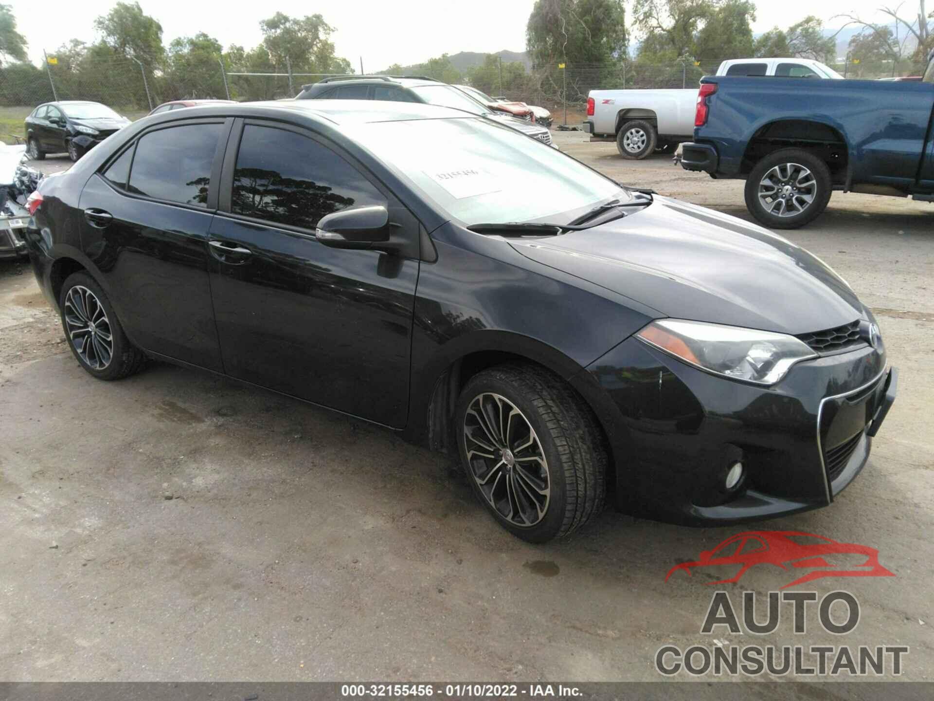 TOYOTA COROLLA 2016 - 5YFBURHE8GP450559