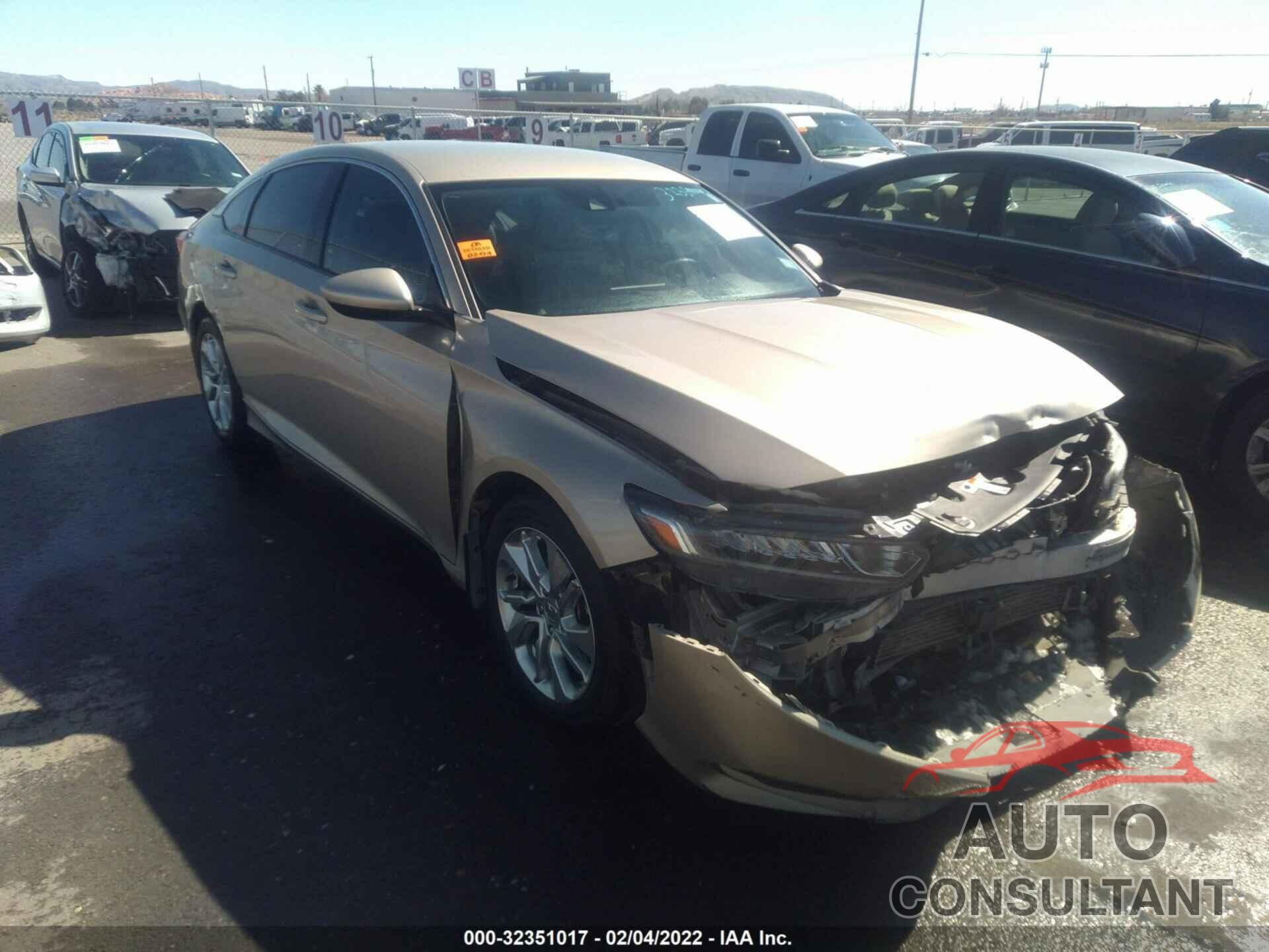 HONDA ACCORD SEDAN 2018 - 1HGCV1F17JA253687