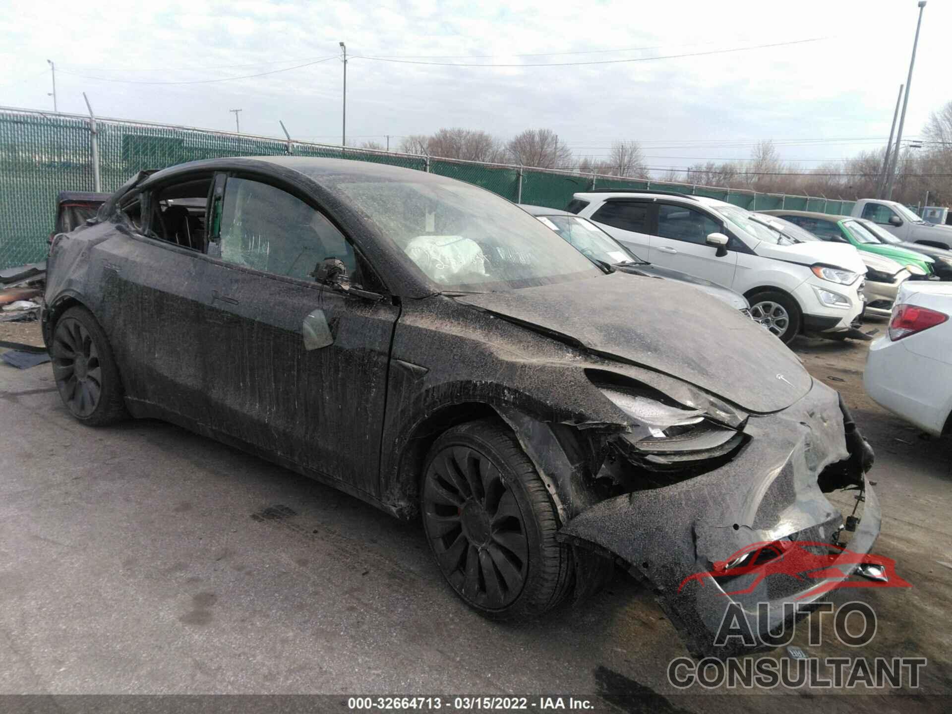 TESLA MODEL Y 2022 - 7SAYGDEF4NF375517