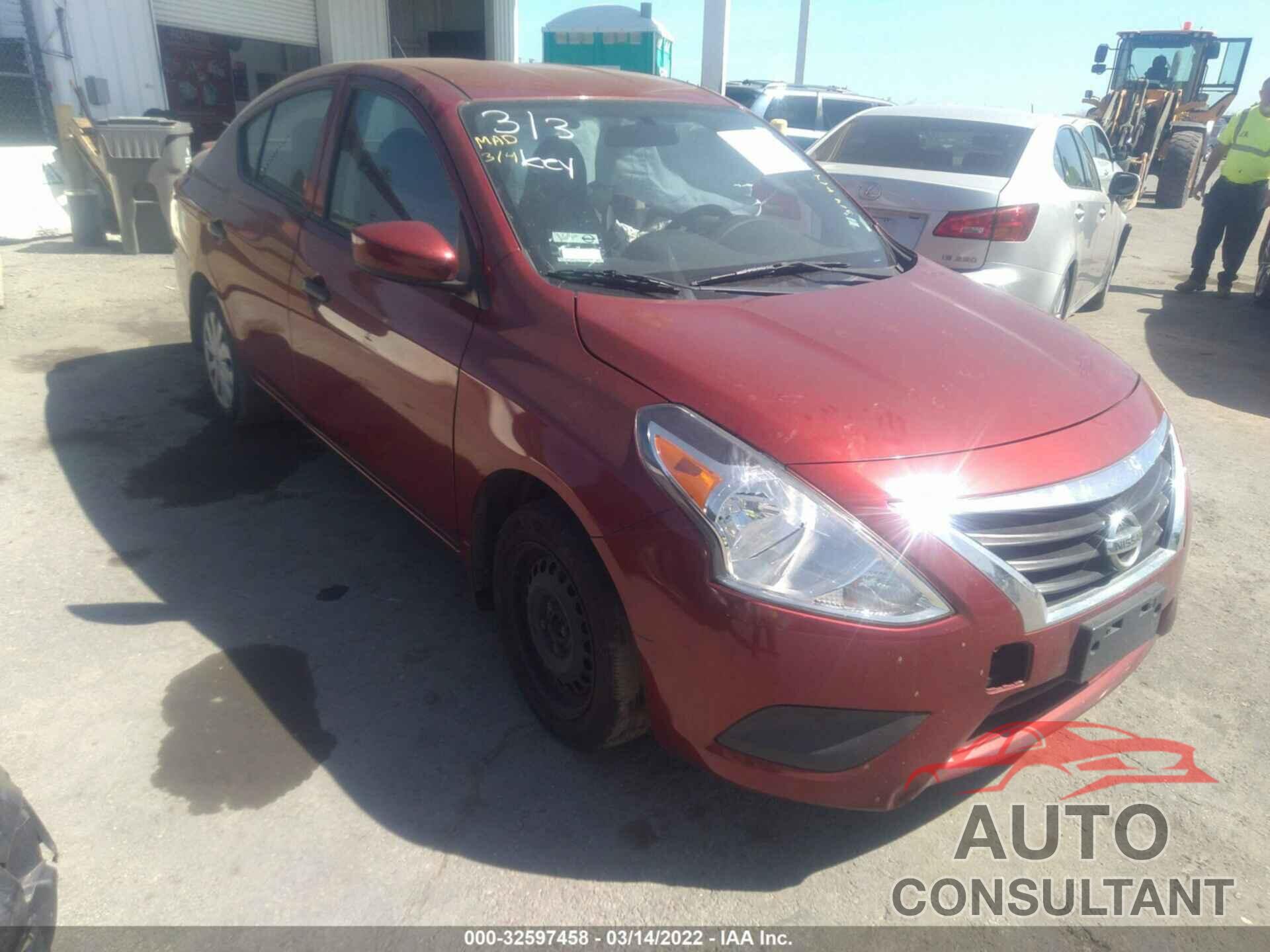 NISSAN VERSA 2016 - 3N1CN7AP1GL885201
