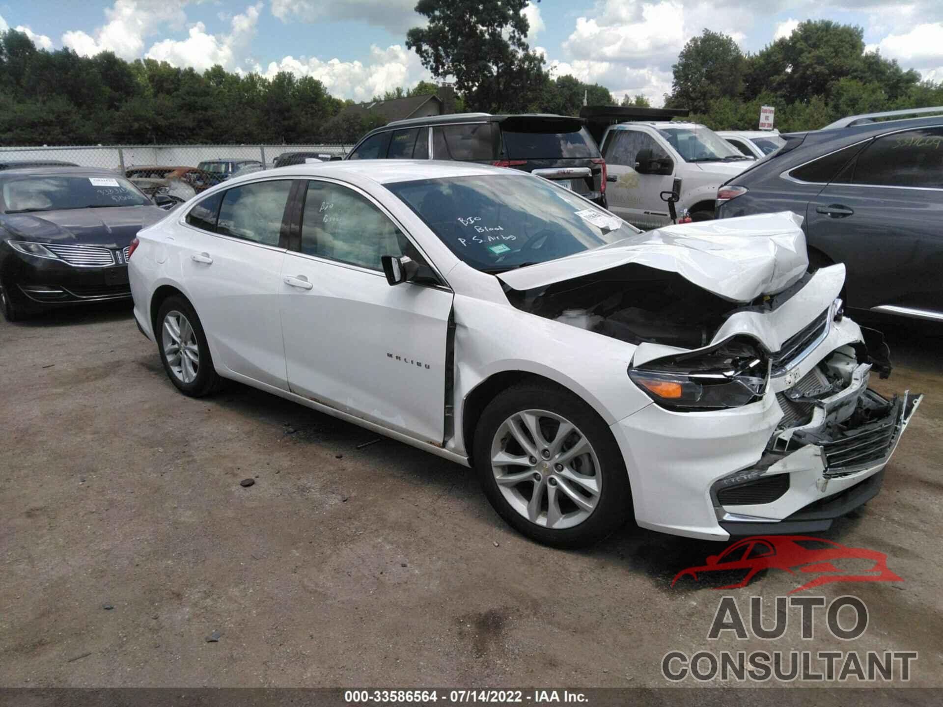 CHEVROLET MALIBU 2018 - 1G1ZD5ST6JF252777