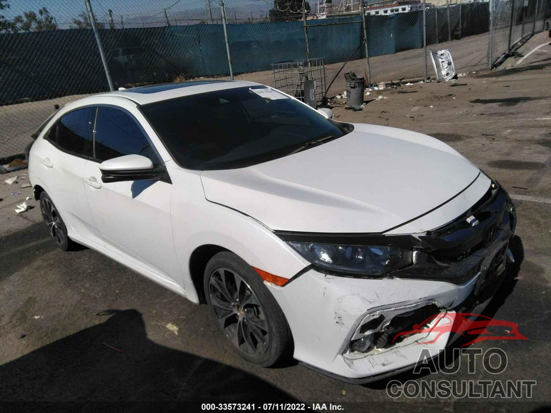 HONDA CIVIC HATCHBACK 2020 - SHHFK7H61LU415872