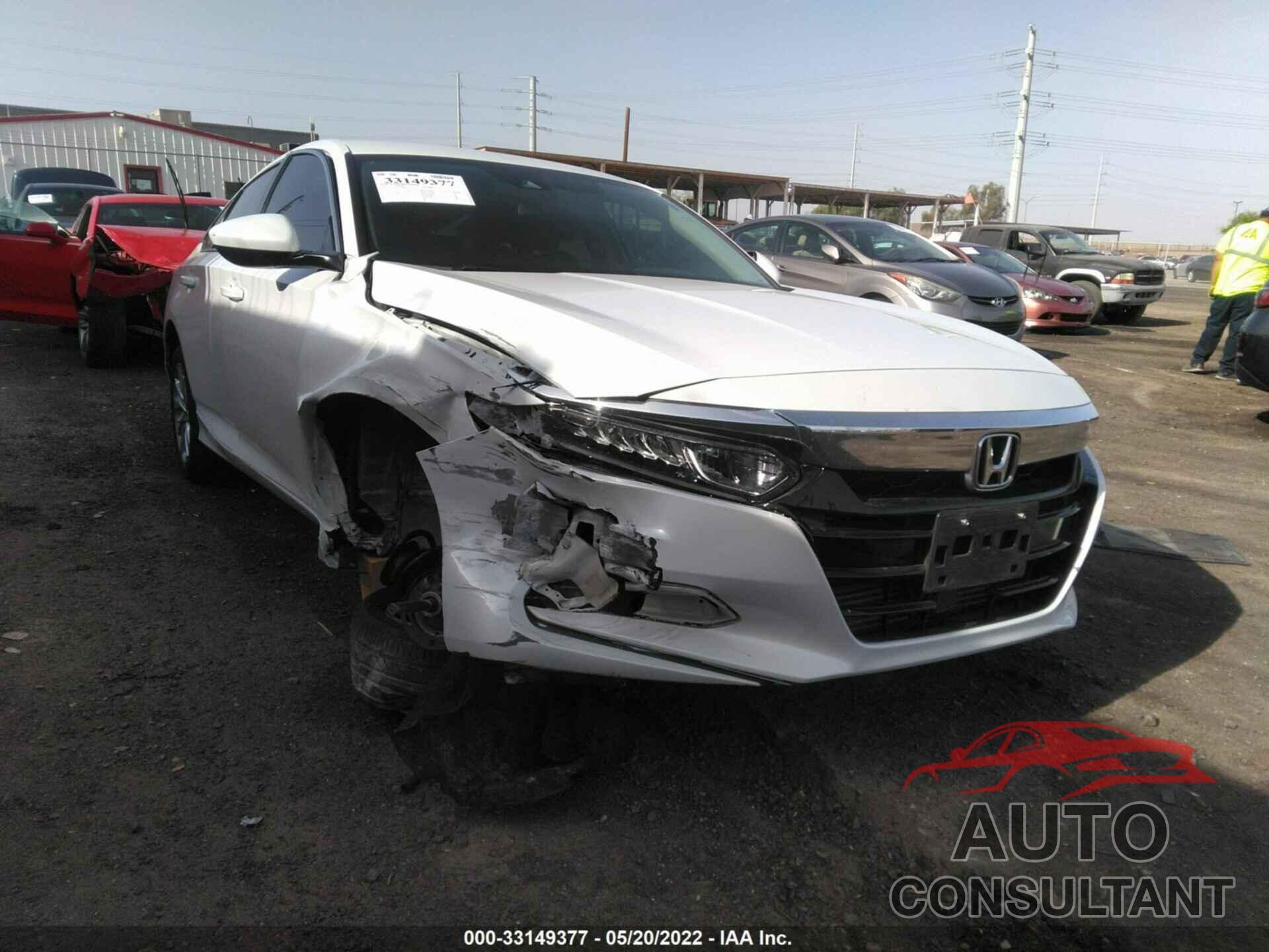 HONDA ACCORD SEDAN 2018 - 1HGCV1F19JA246627