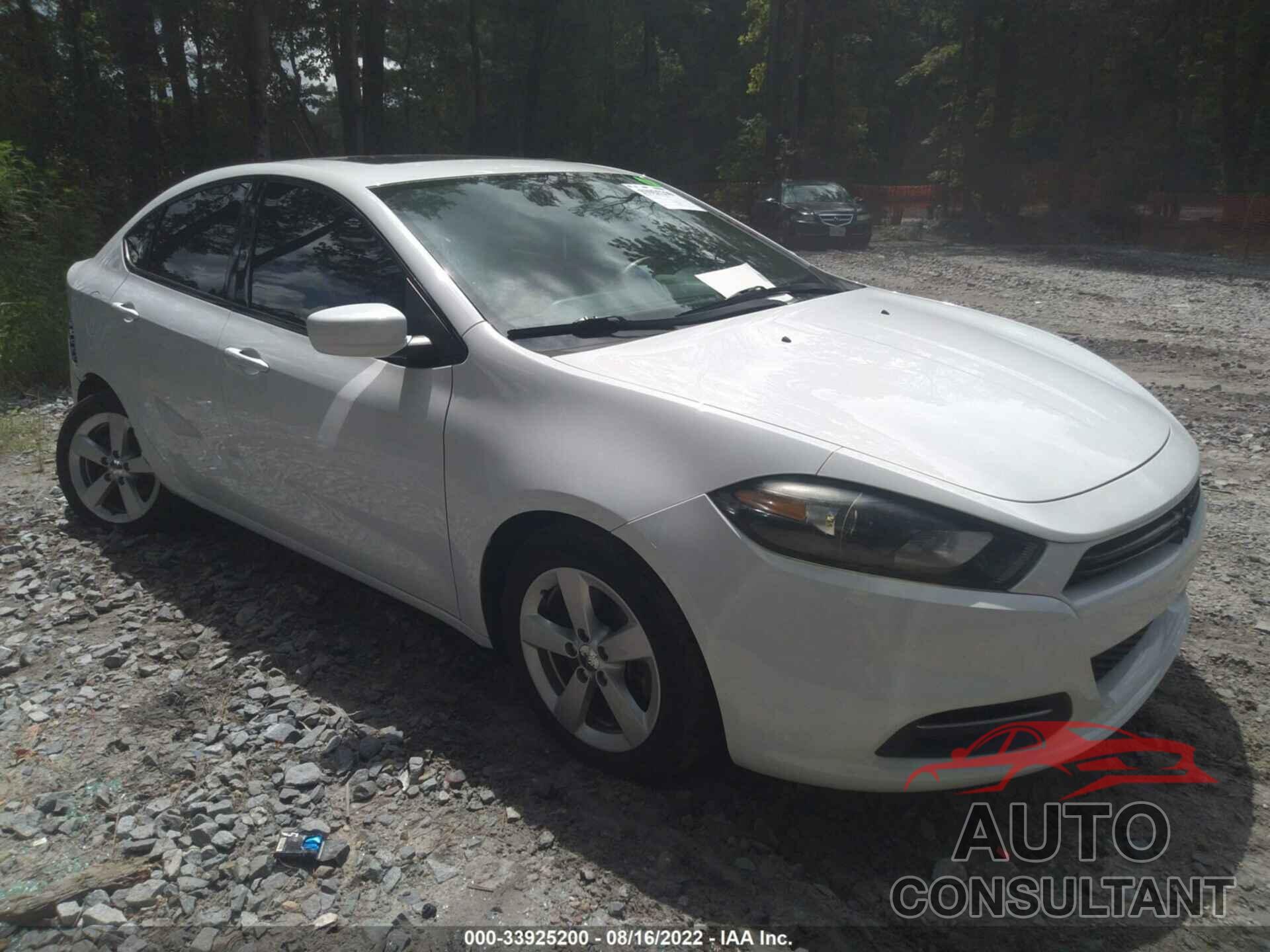 DODGE DART 2016 - 1C3CDFBB1GD593619