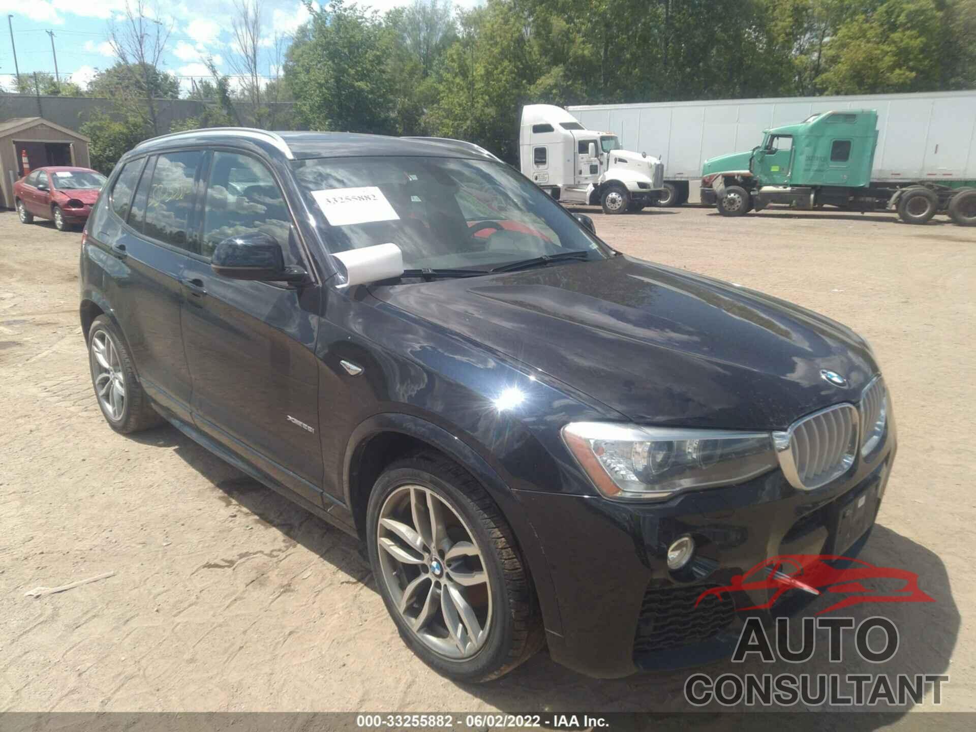 BMW X3 2016 - 5UXWX9C57G0D64025