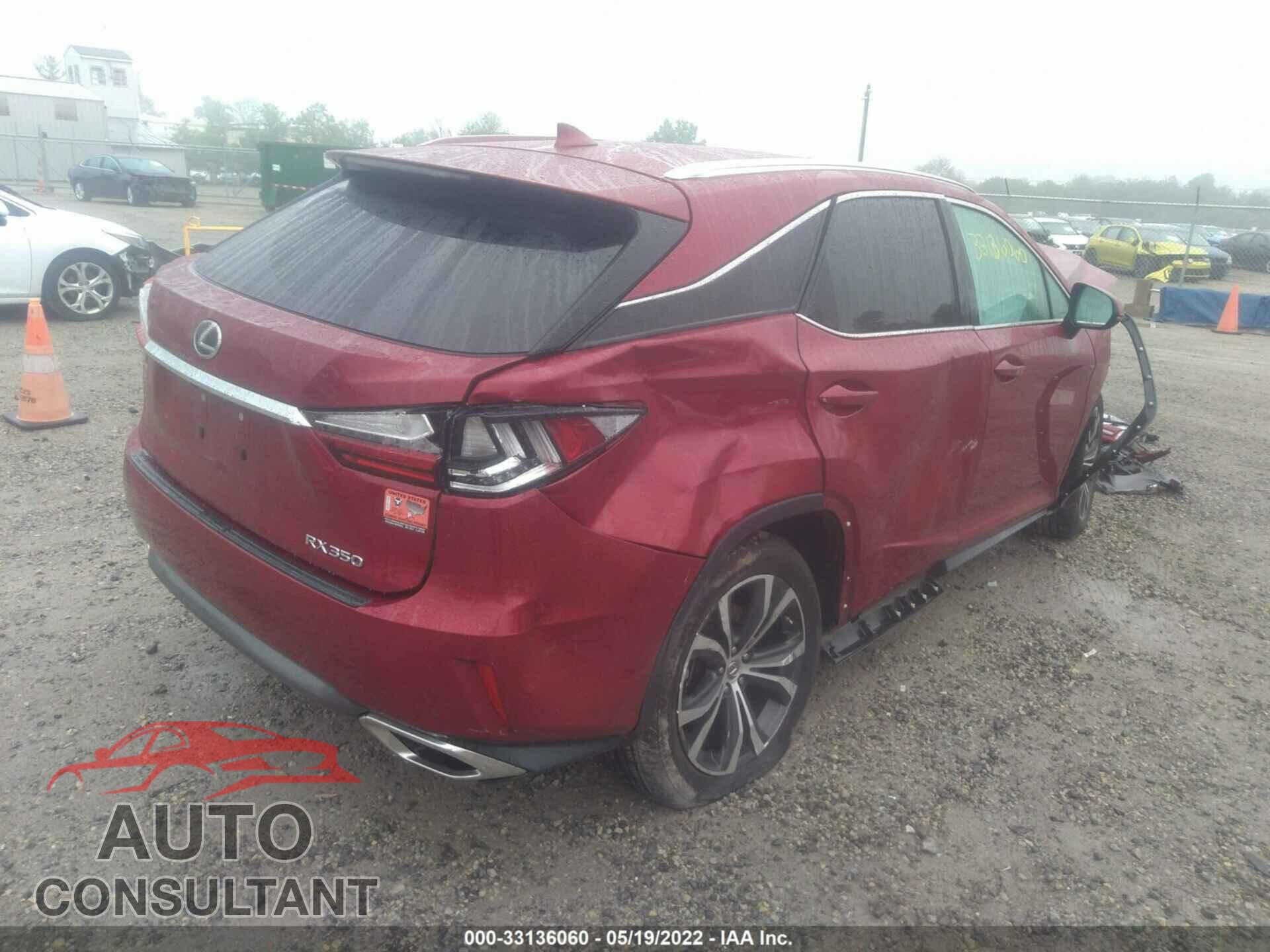 LEXUS RX 2017 - 2T2BZMCA8HC056503