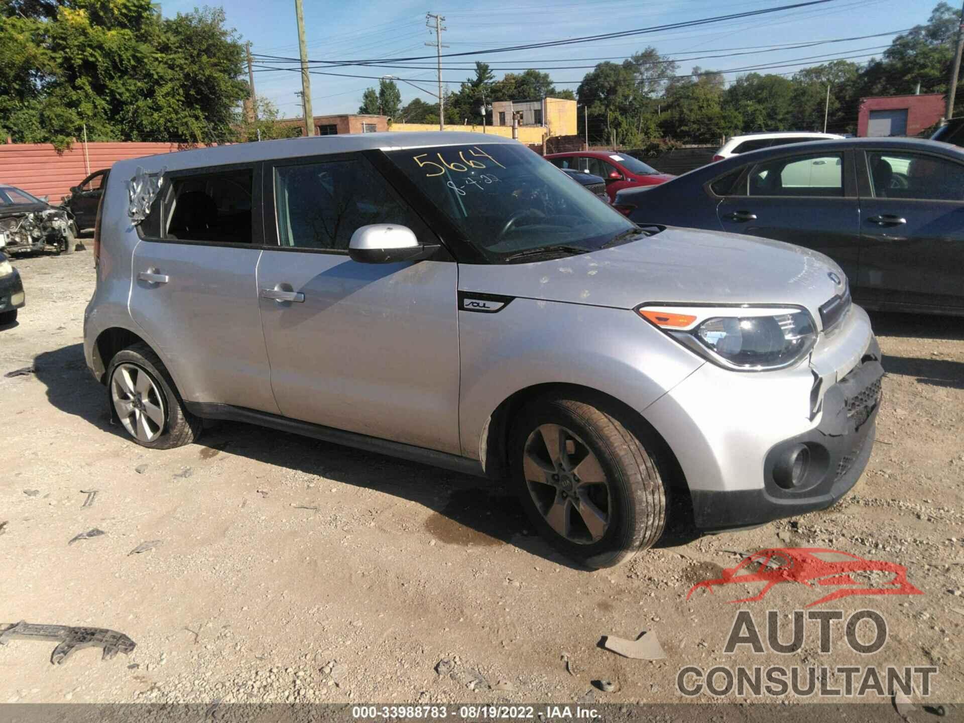 KIA SOUL 2019 - KNDJN2A28K7655664