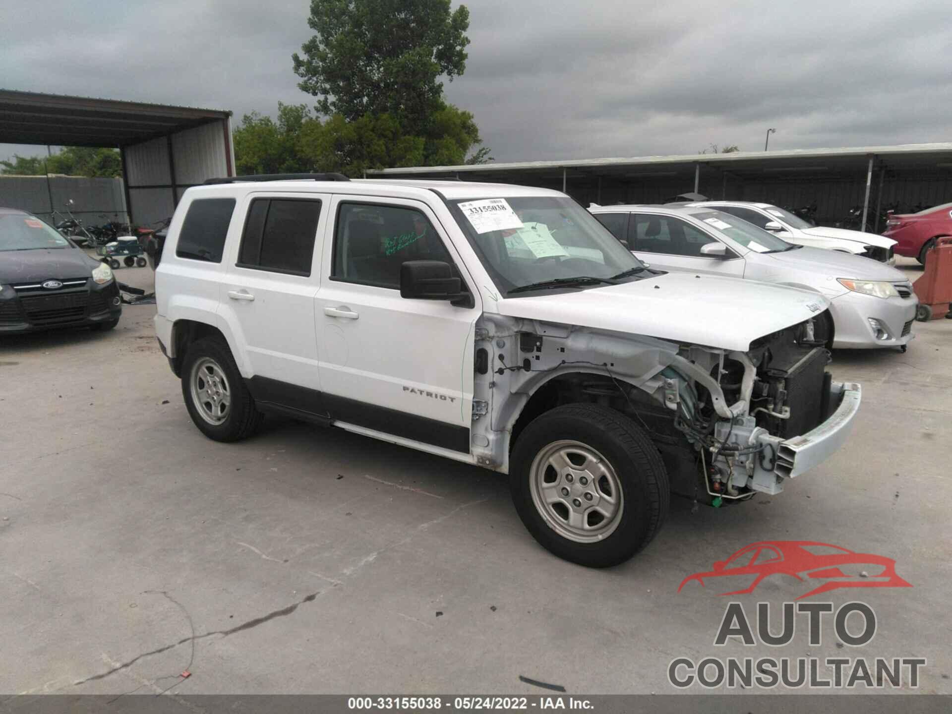 JEEP PATRIOT 2016 - 1C4NJPBB5GD810222