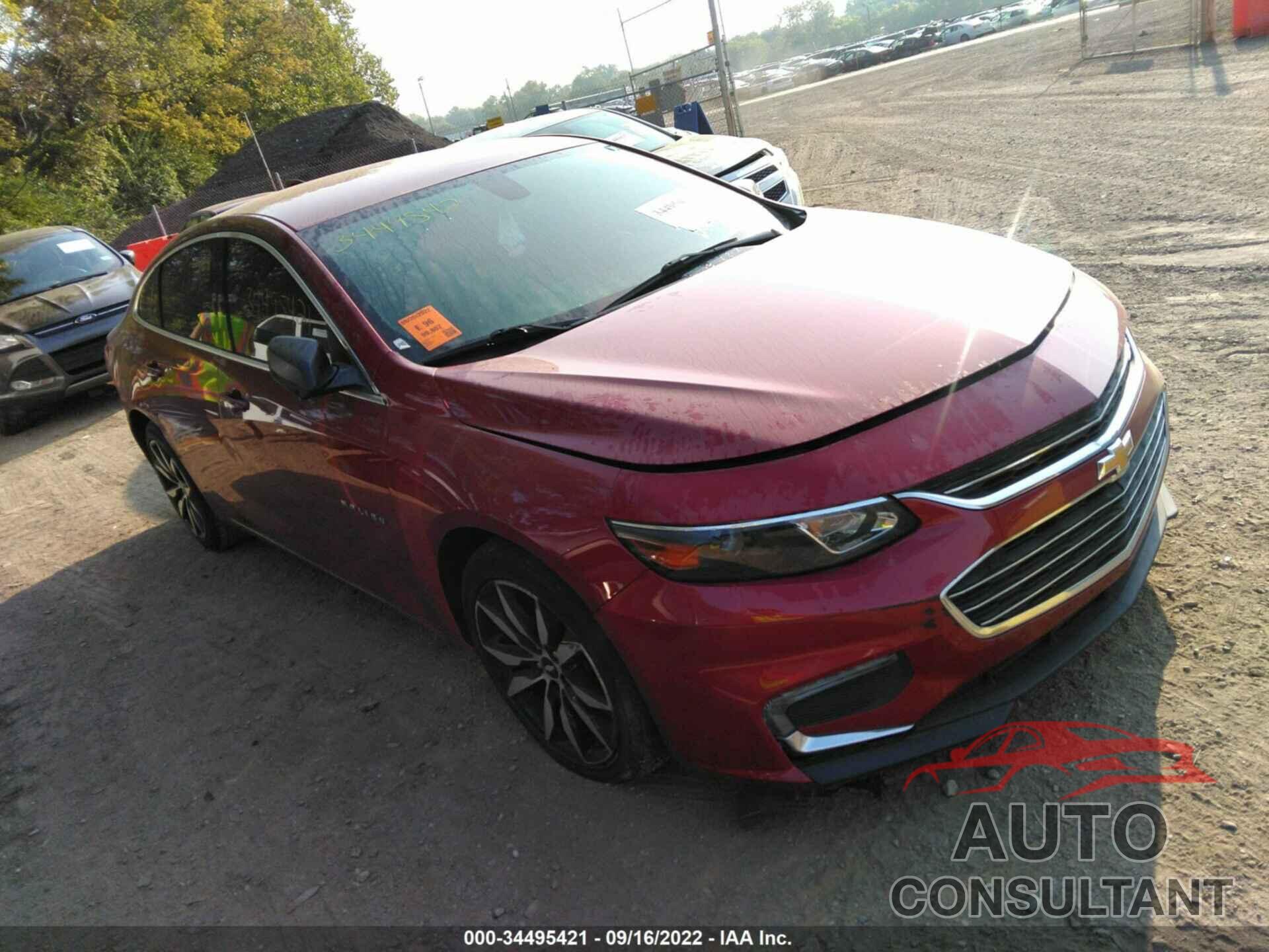 CHEVROLET MALIBU 2017 - 1G1ZE5ST1HF264617