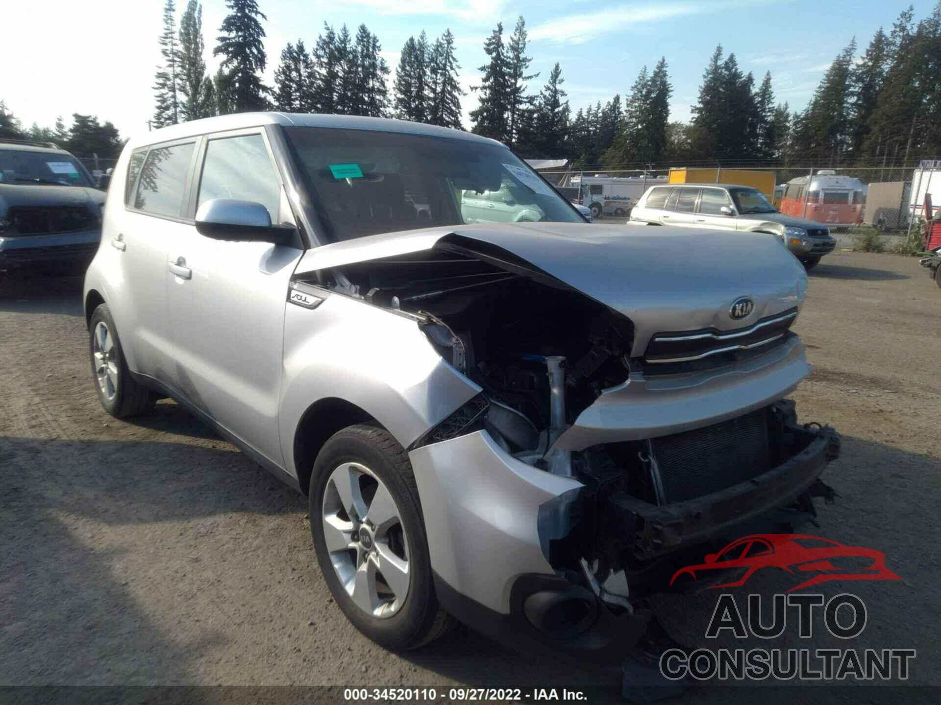 KIA SOUL 2019 - KNDJN2A22K7683671