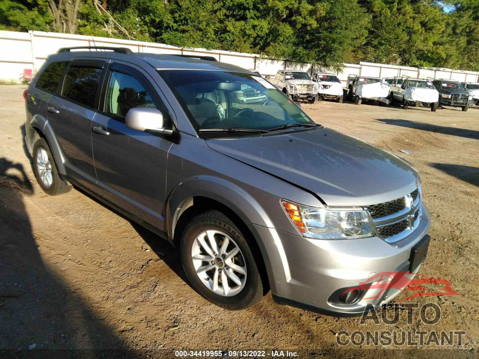 DODGE JOURNEY 2016 - 3C4PDCBB8GT166525